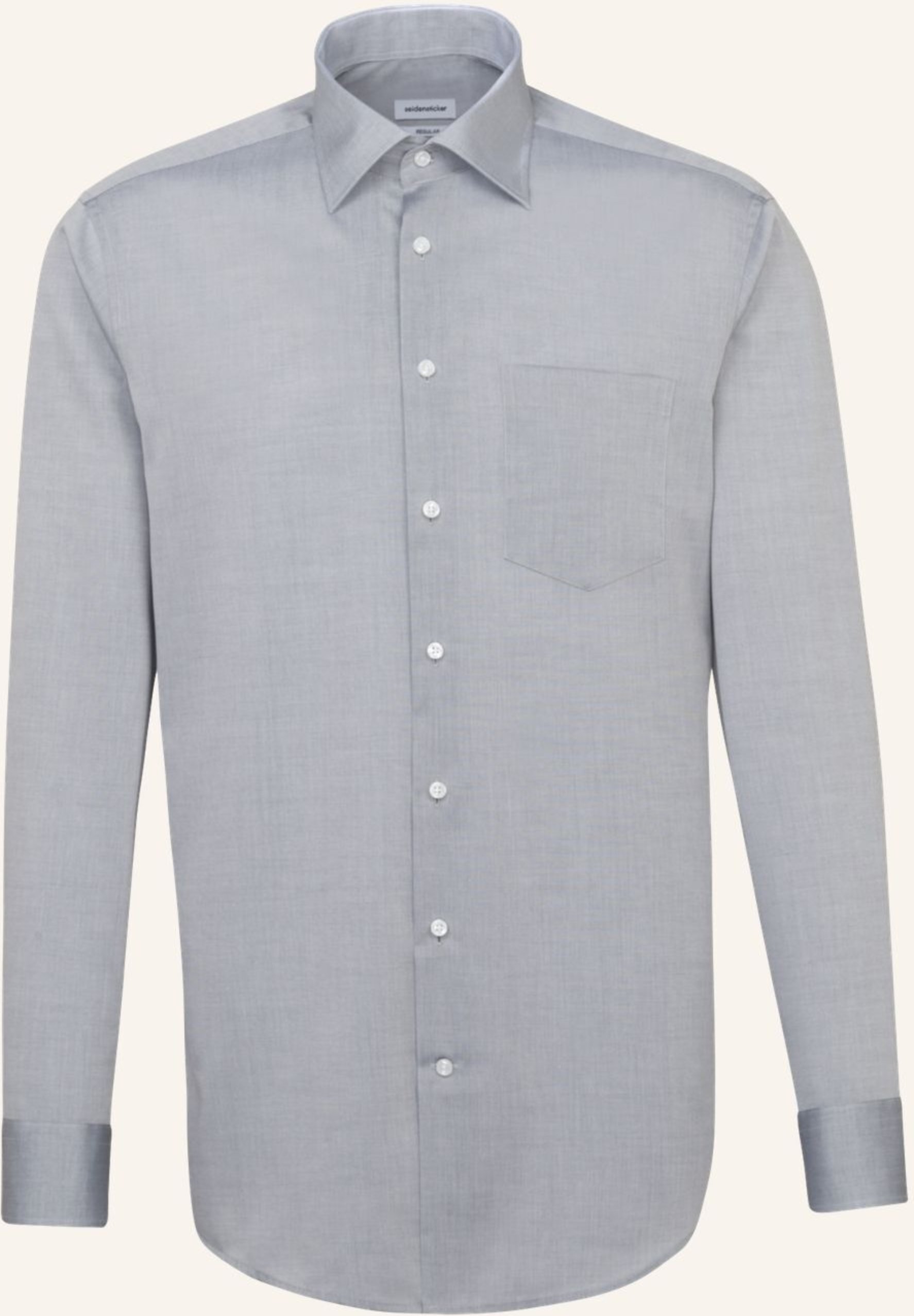 Thumbnail - Seidensticker Business Hemd Regular Fit grau