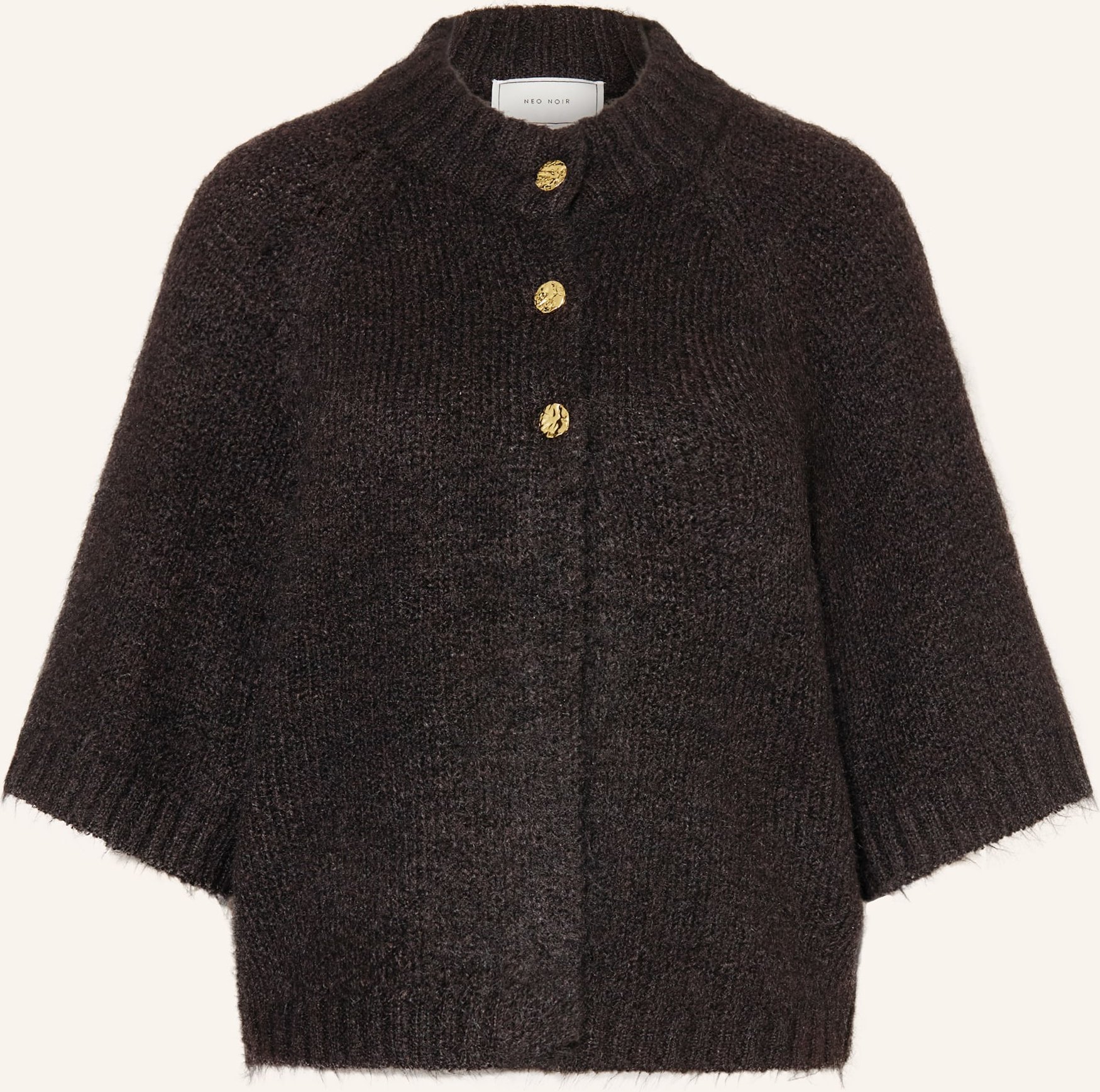Neo Noir Strickjacke Benuta Mit 3/4-Arm braun