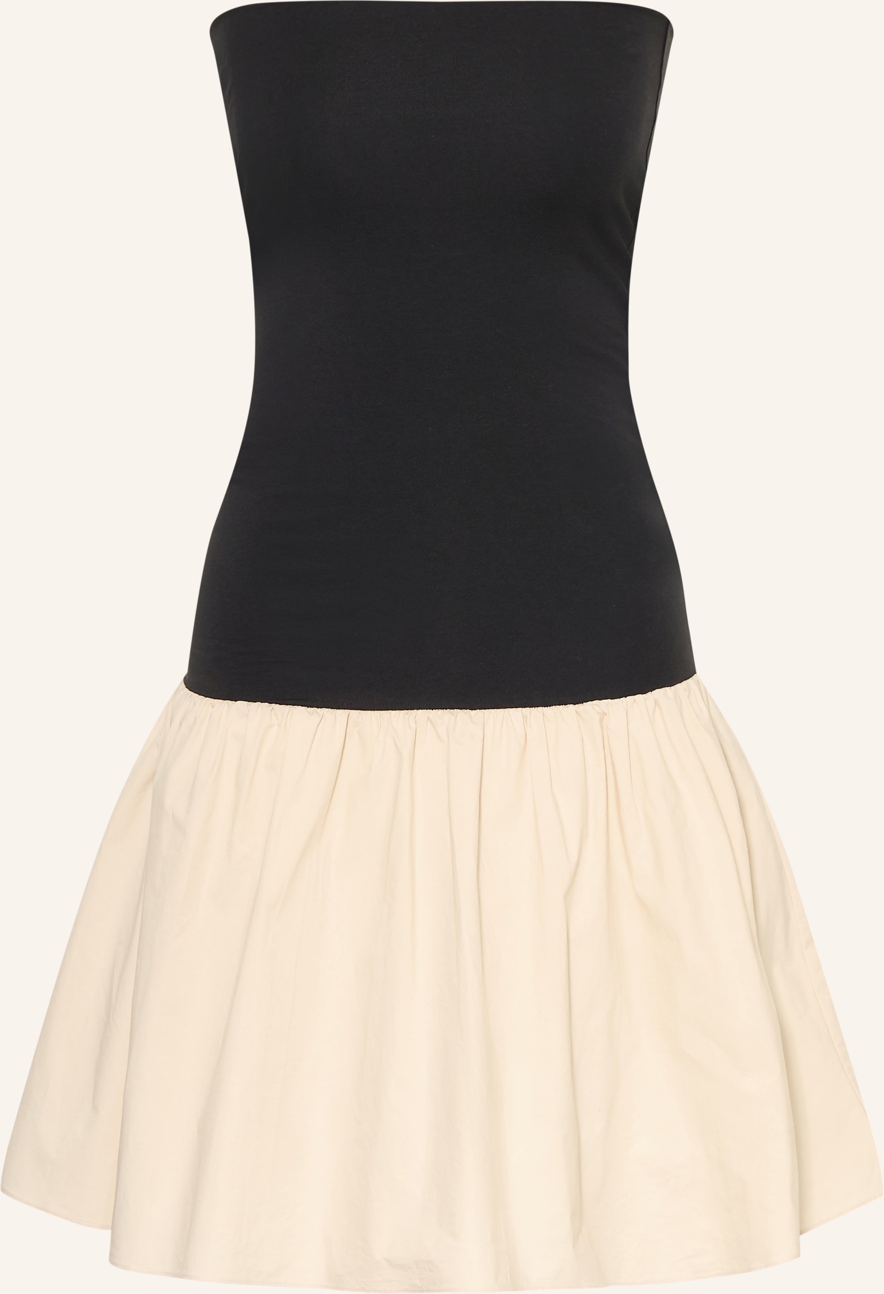 By Malene Birger Off-Shoulder-Kleid Marcia Aus Jersey beige