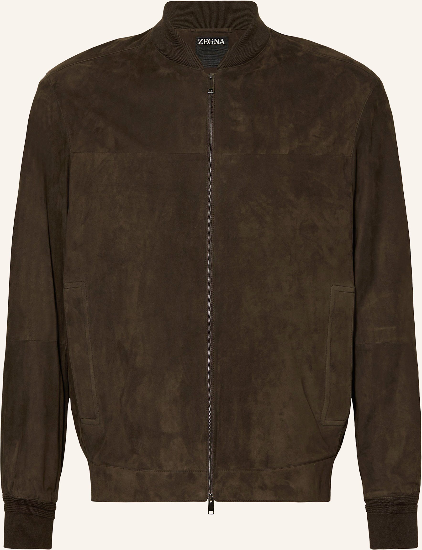 Thumbnail - Zegna Lederblouson beige
