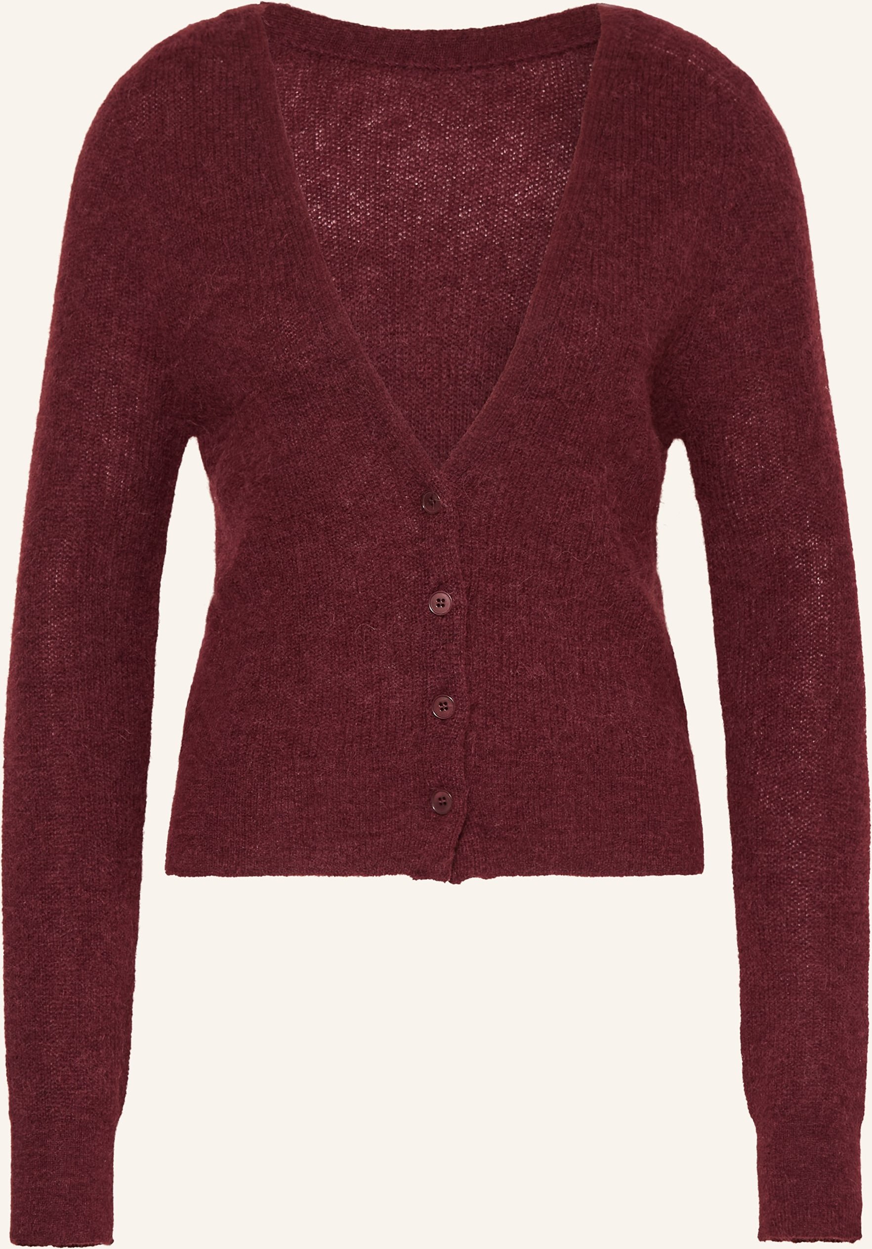 Drykorn Strickjacke Gertija Mit Alpaka rot