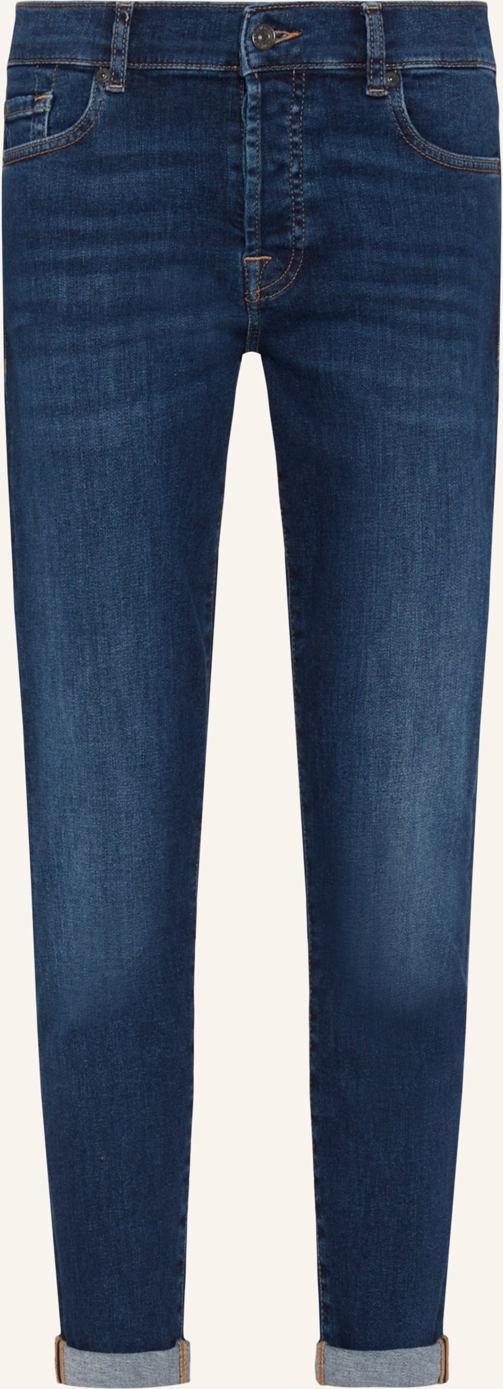 7 For All Mankind Jeans Josefina Boyfriend Fit blau