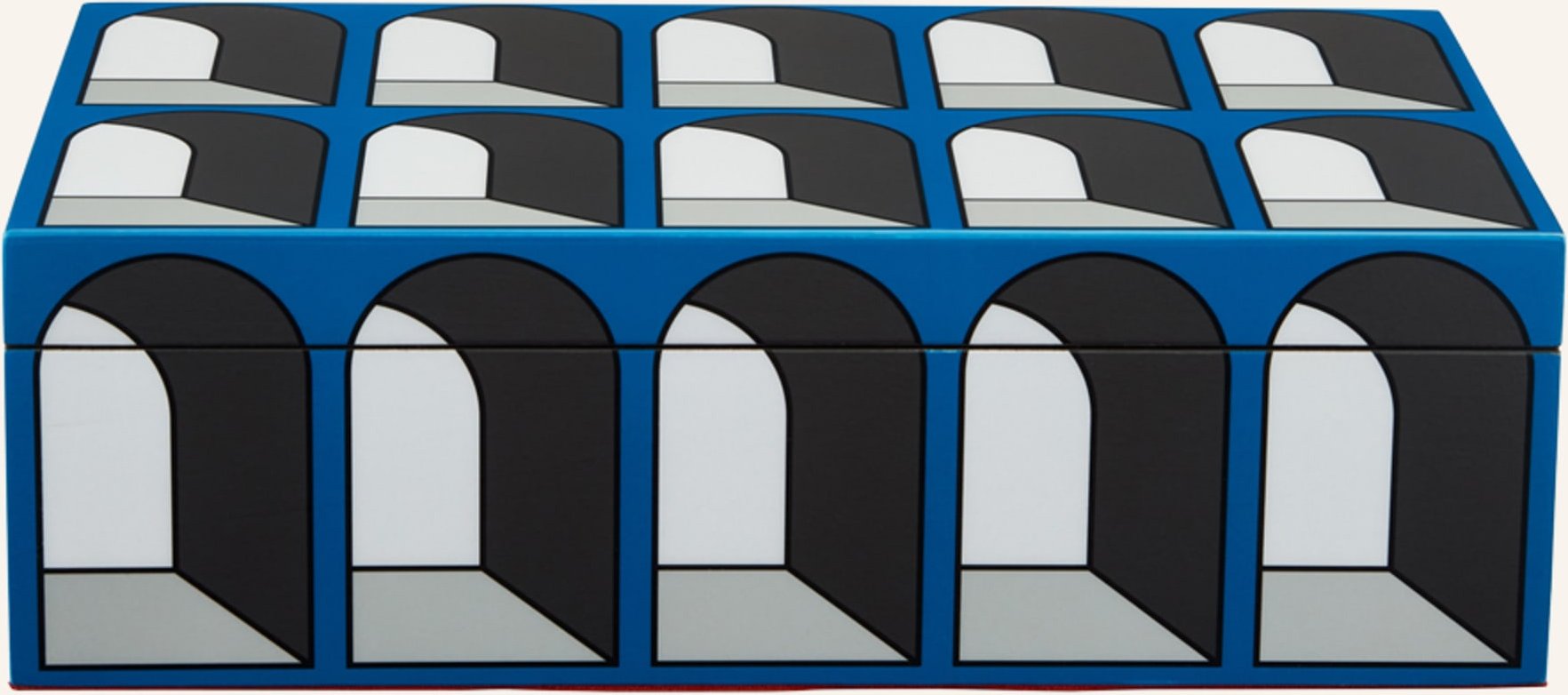 Jonathan Adler Aufbewahrungsbox Arcade blau