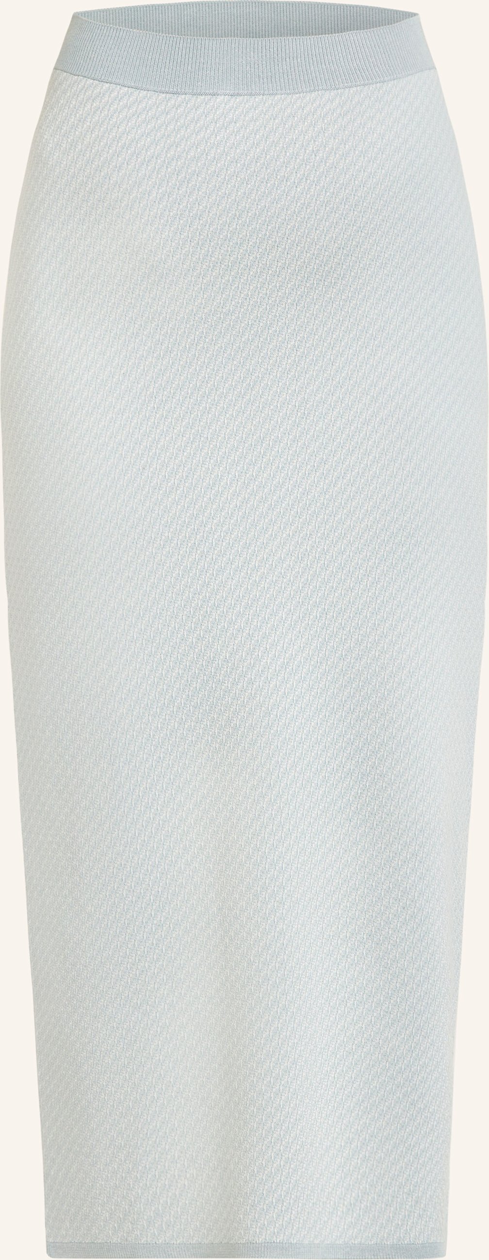 Fendi Strickrock Mit Seide blau