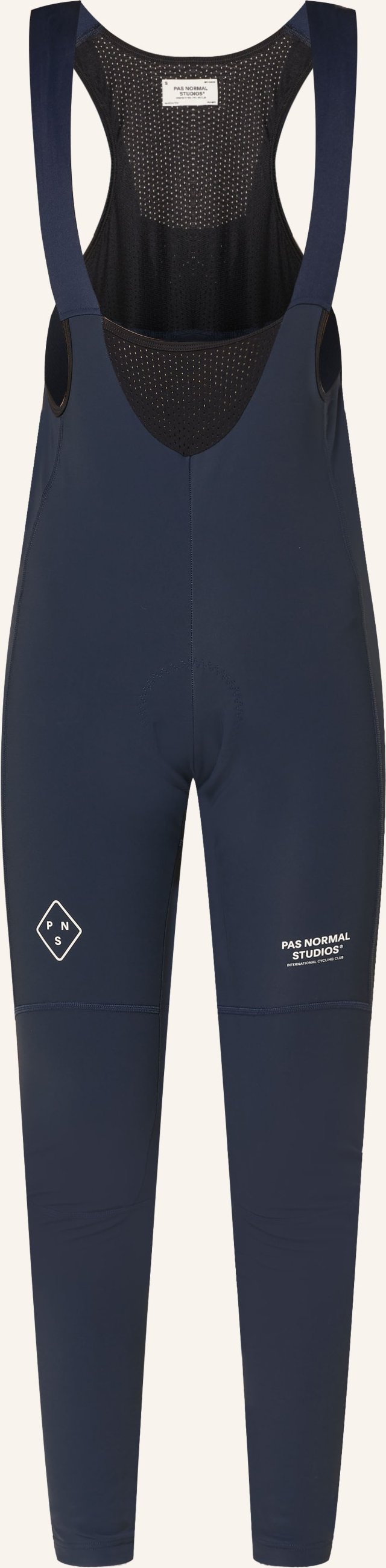 Pas Normal Studios Radhose Mechanism Deep Winter Mit Trägern Und Gepolstertem Einsatz blau