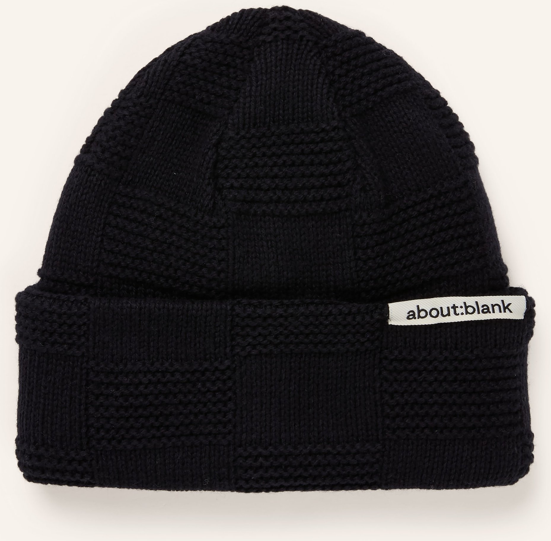 About:Blank Mütze schwarz