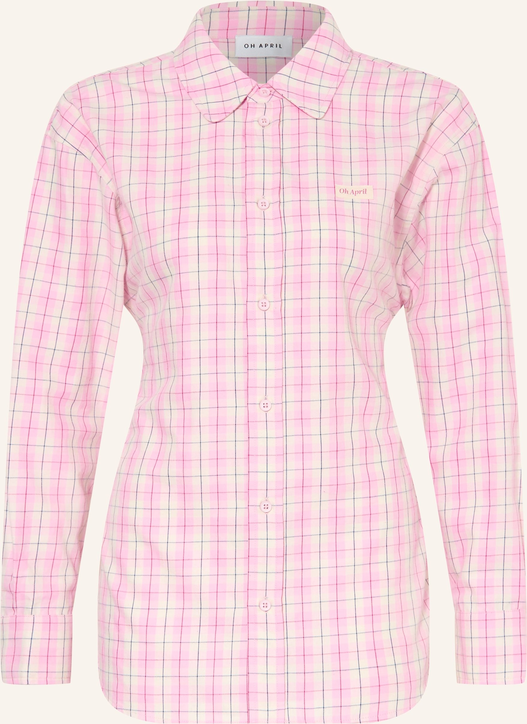 Oh April Oversized-Hemdbluse Lilia rosa