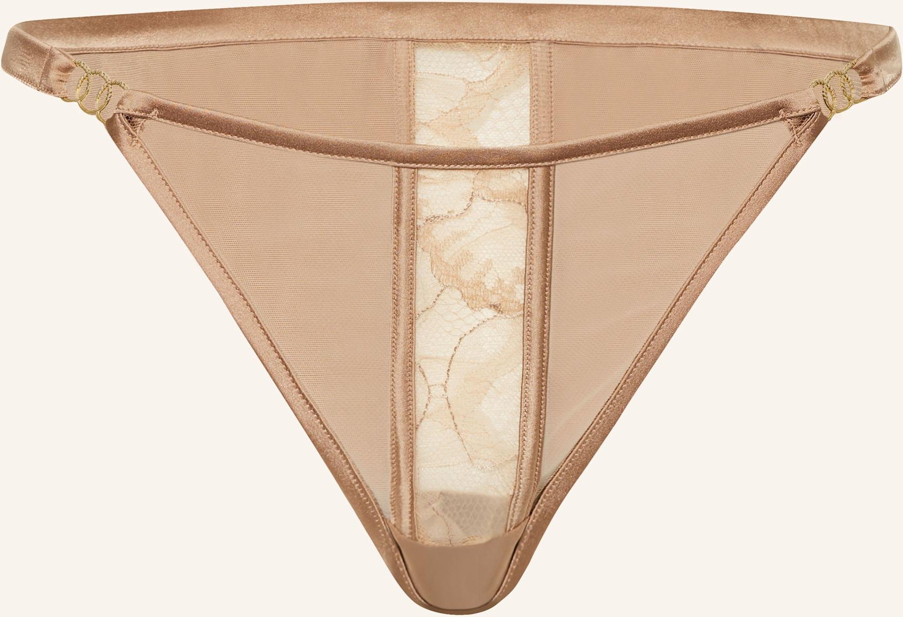 Livy Slip Adorn Aus Seide beige