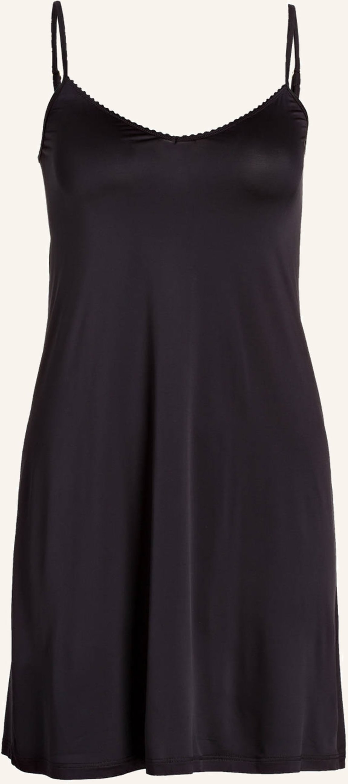 Hanro Nachthemd Satin Deluxe Aus Satin schwarz