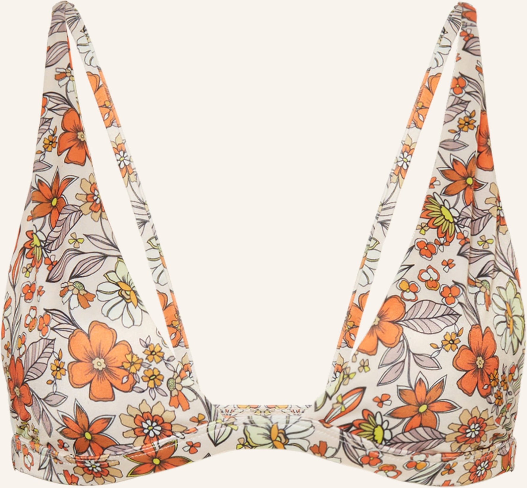 Espadrij L'originale Triangel-Bikini-Top Eileen orange