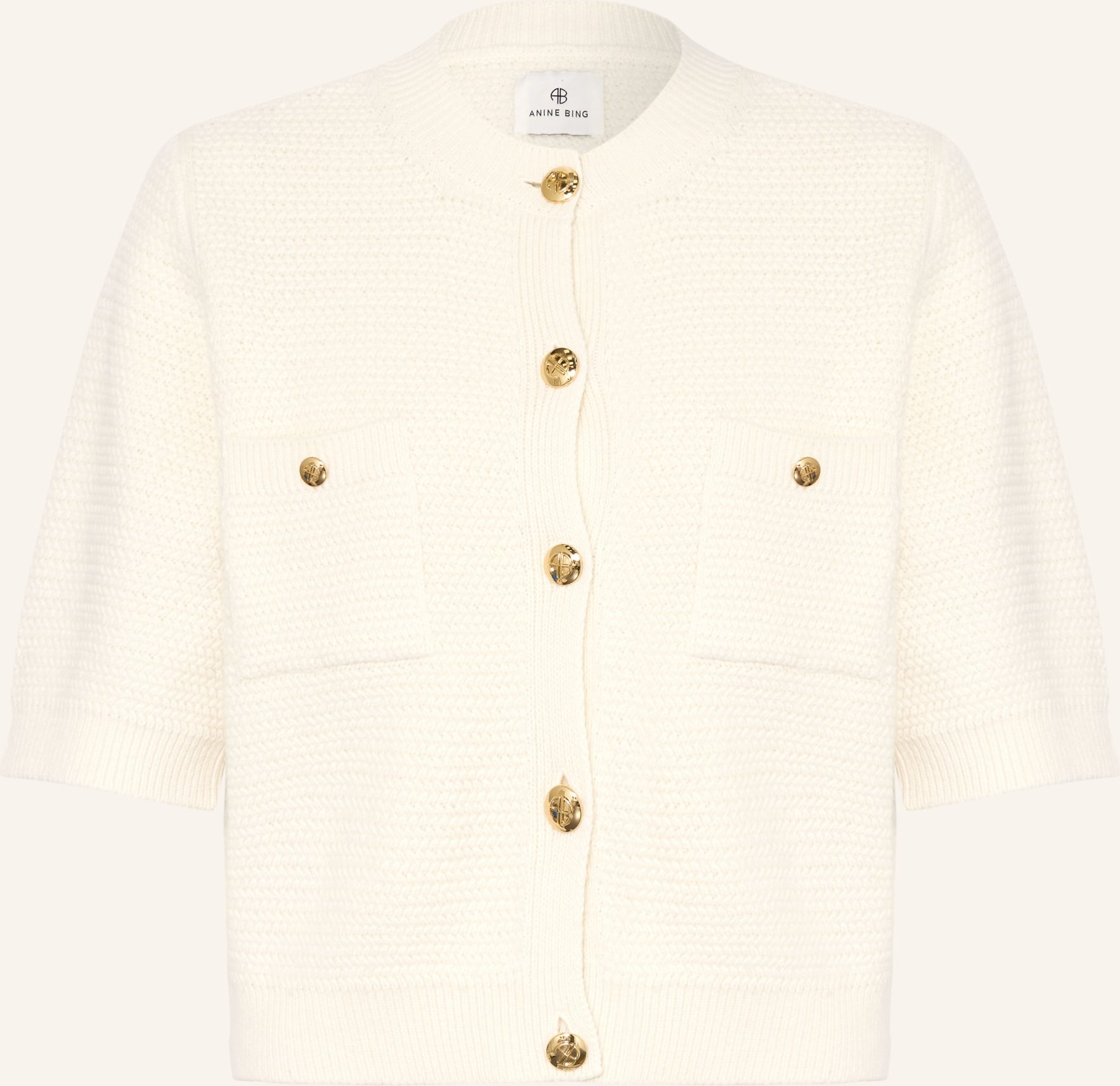 Anine Bing Strickjacke Christa weiss