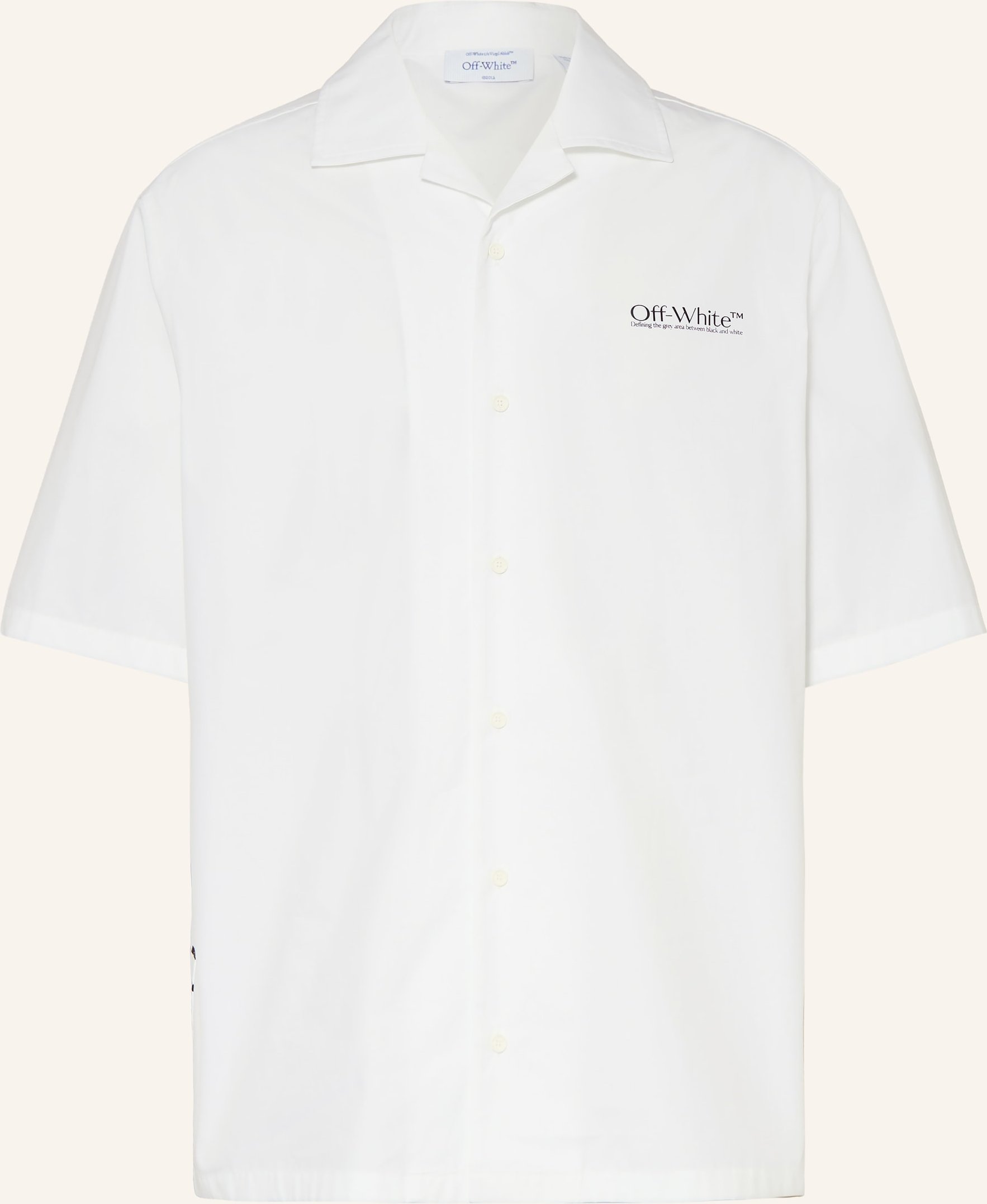 Off-White Resorthemd Comfort Fit weiss