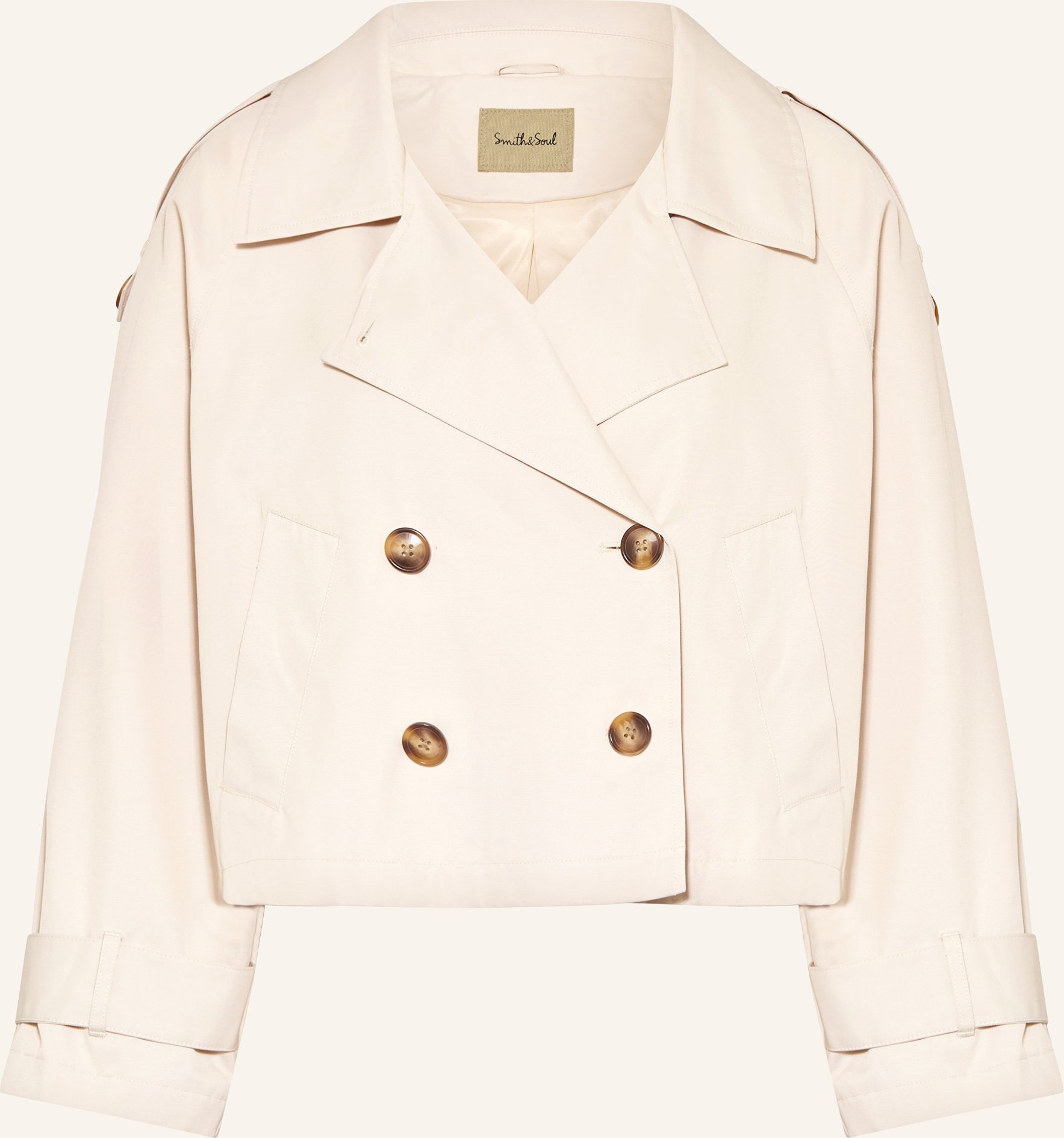Smith & Soul Trench-Jacke beige