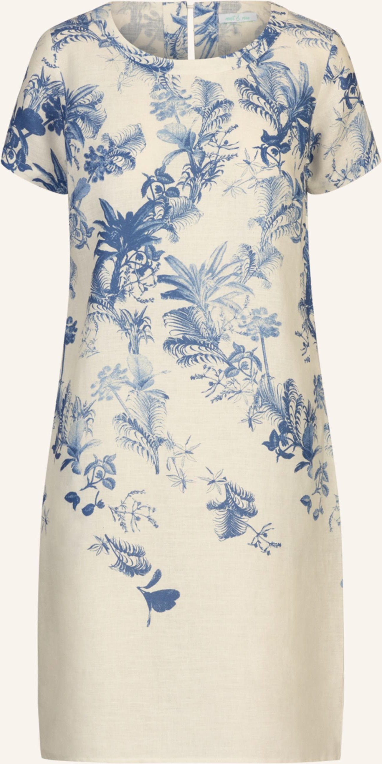 Mint & Mia Kurzes Bedrucktes Kleid lila