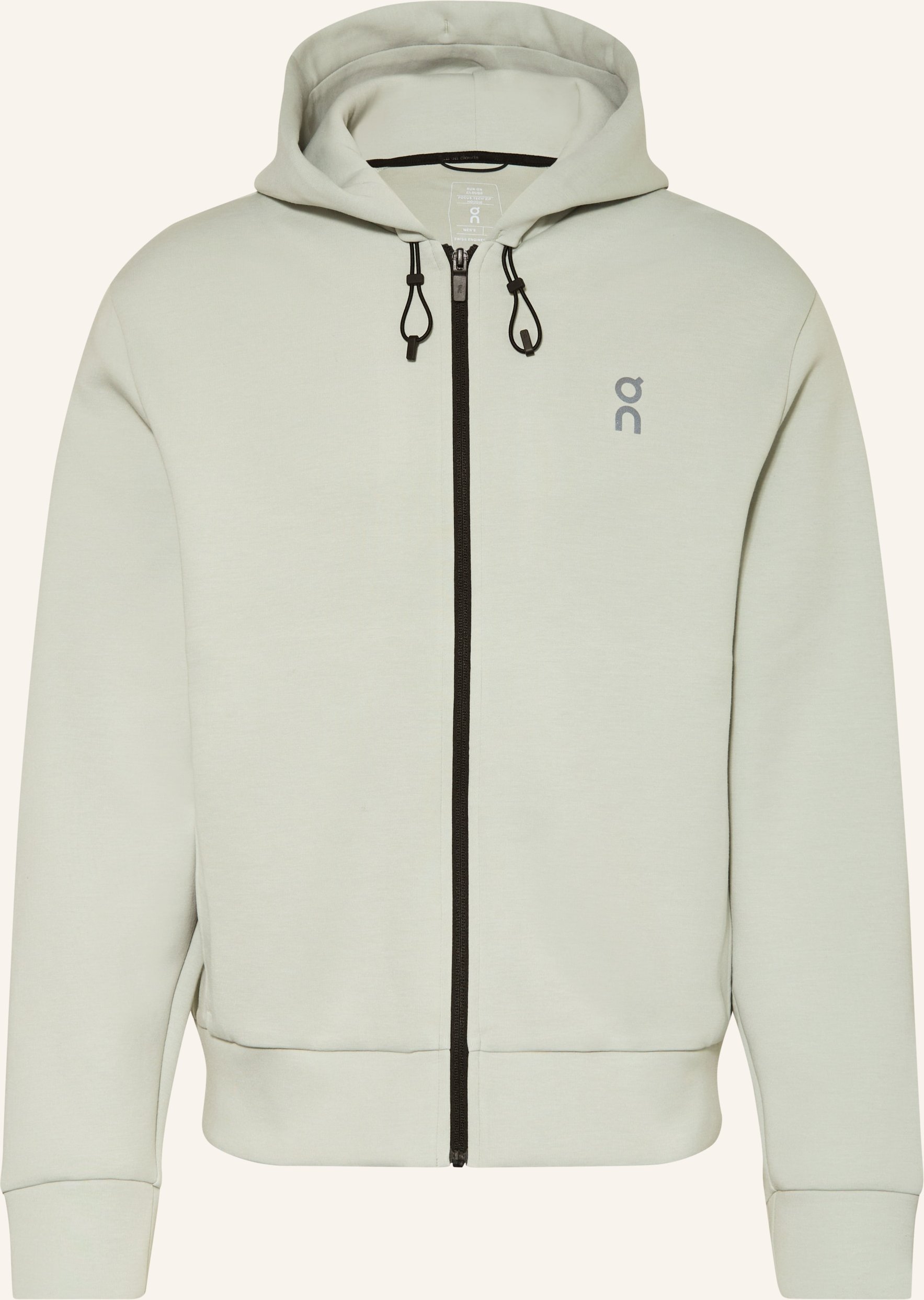 On Trainingsjacke Focus Tech gruen