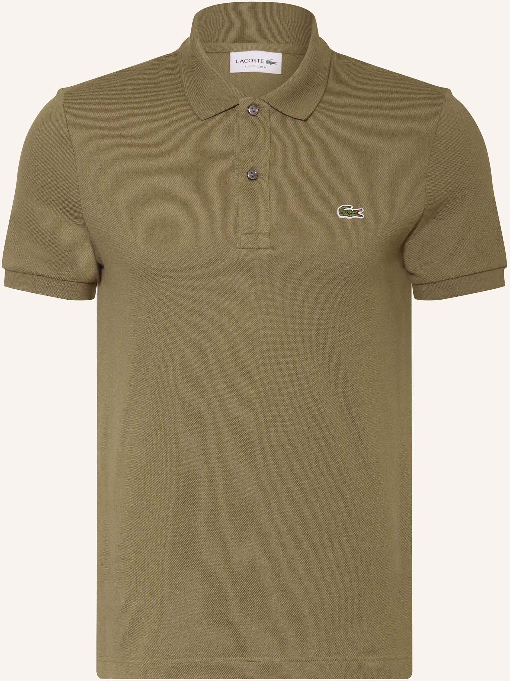 Lacoste Piqué-Poloshirt Slim Fit gruen