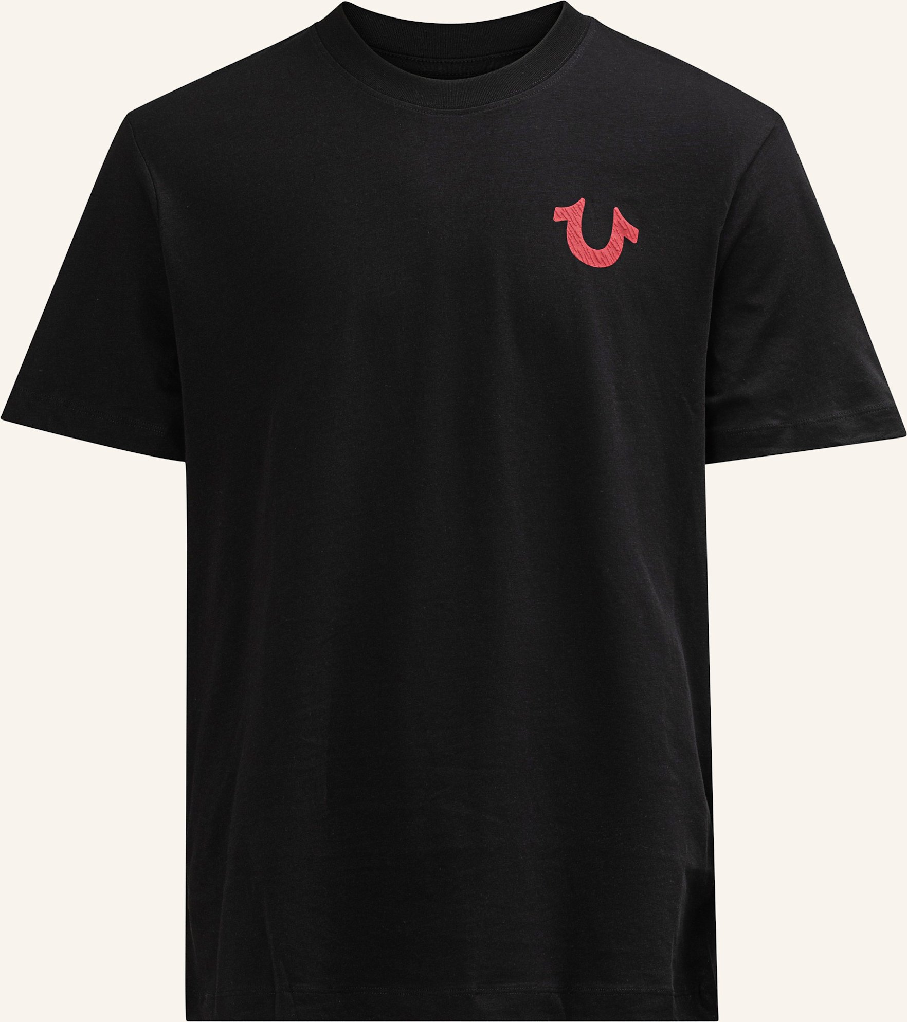 True Religion T-Shirt Number schwarz