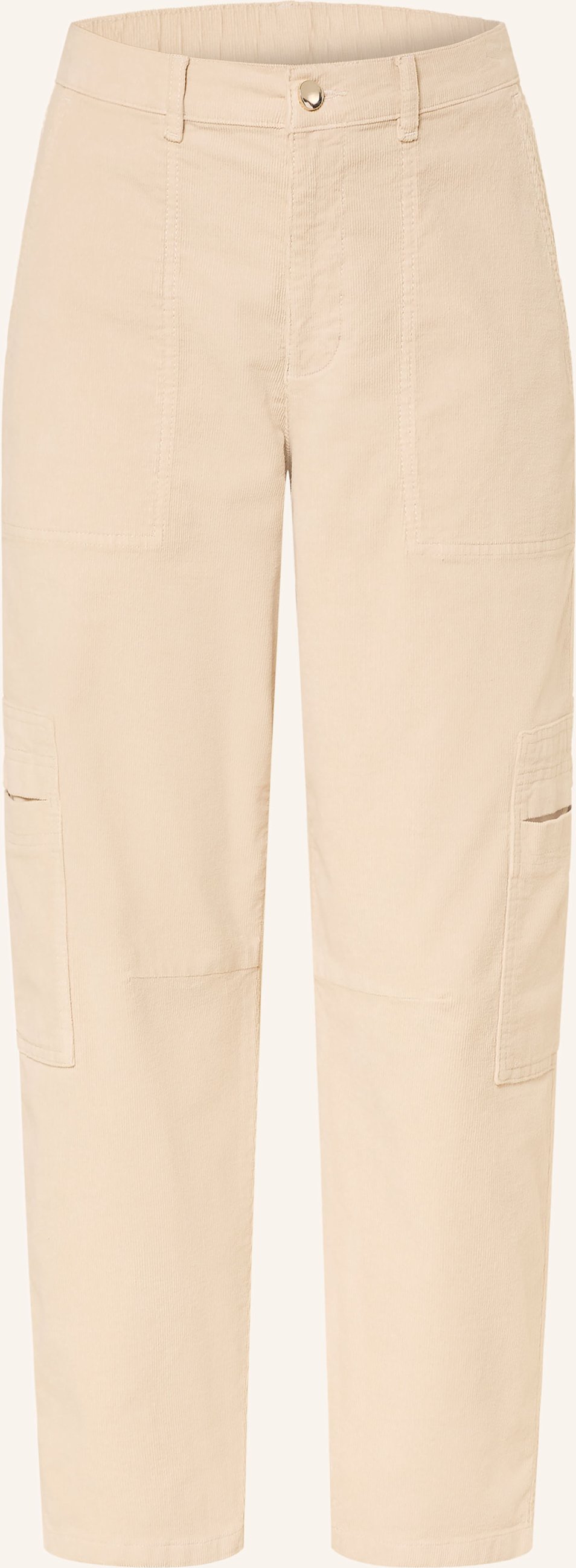 Thumbnail - Marc Aurel Cargohose Aus Cord beige