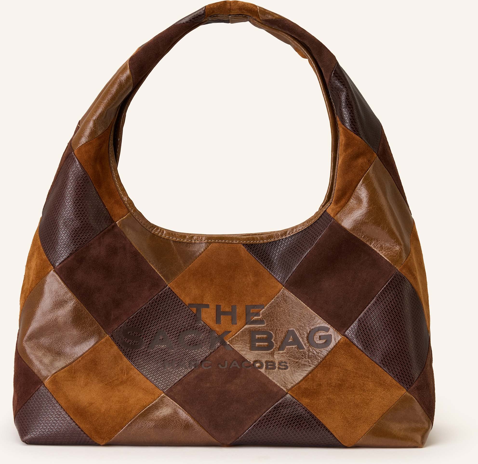 Thumbnail - Marc Jacobs Schultertasche The Sack Bag braun