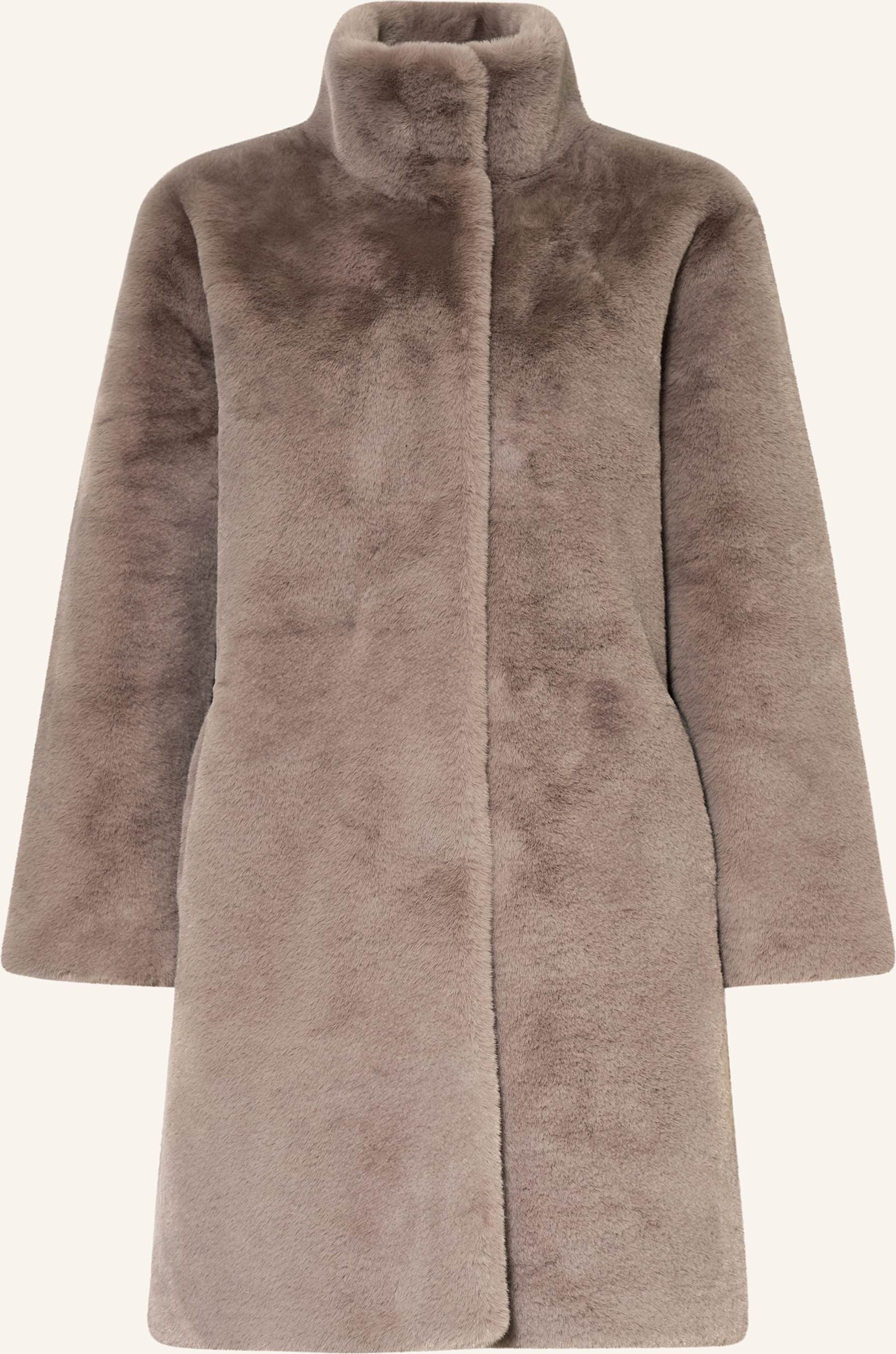 Apparis Kunstpelzmantel Blair grau