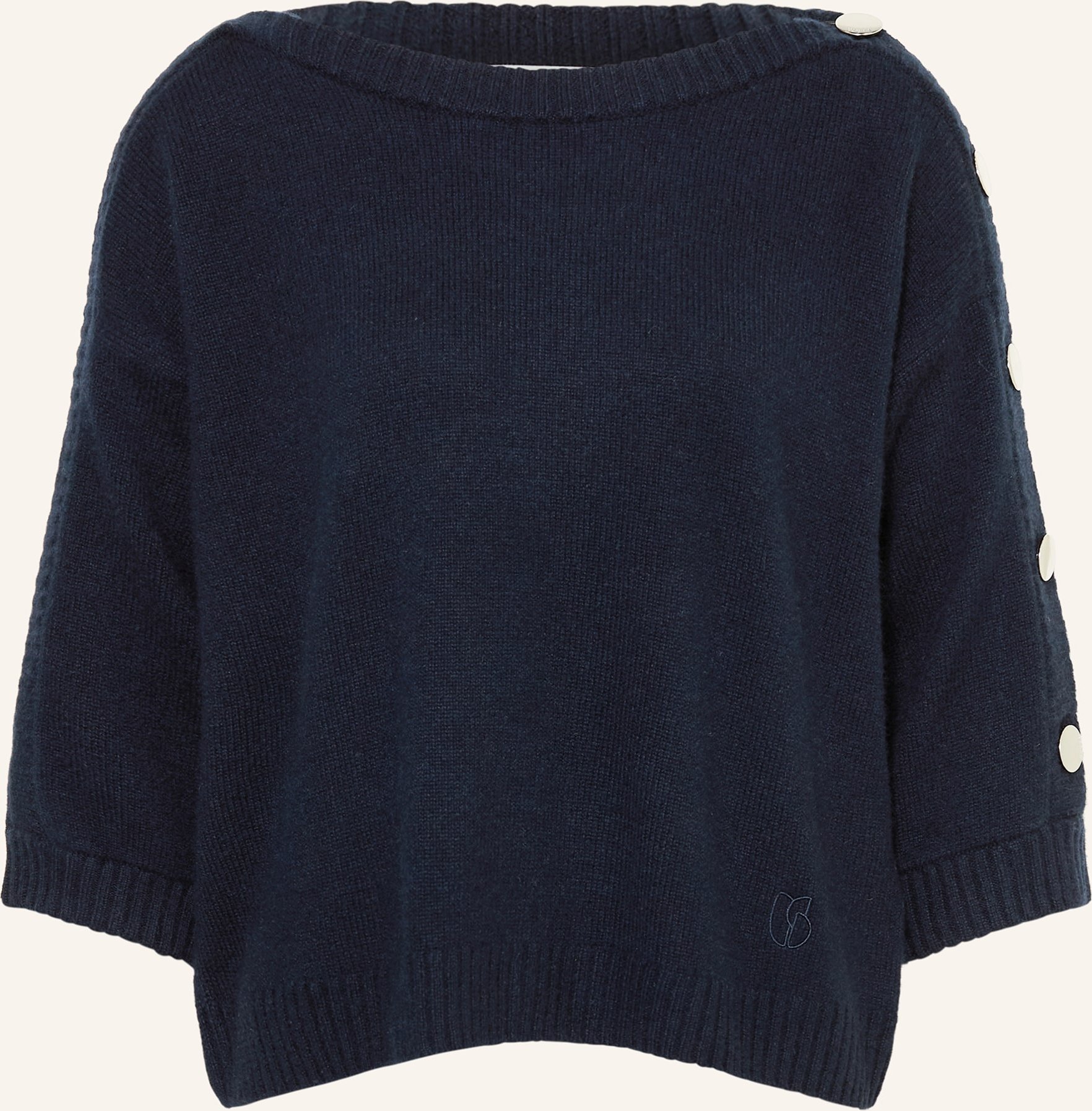 Ba&Sh Cashmere-Pullover Mit 3/4-Arm blau