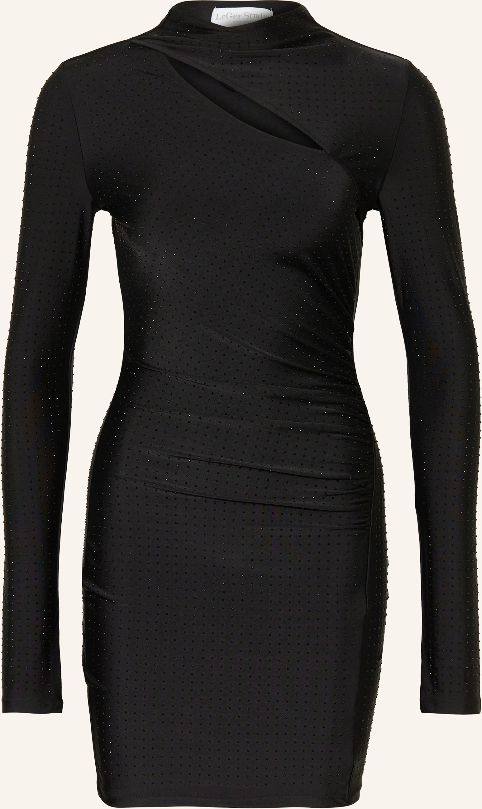 Leger Studio Kleid Danai Mit Schmucksteinen schwarz