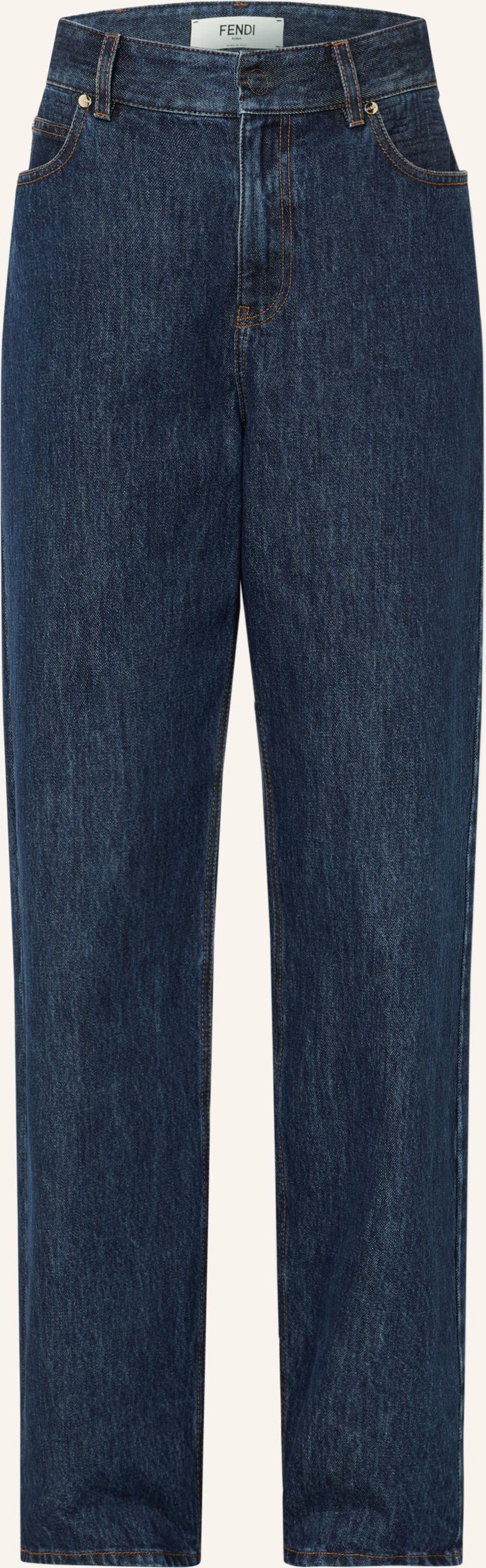 Fendi Straight Jeans blau