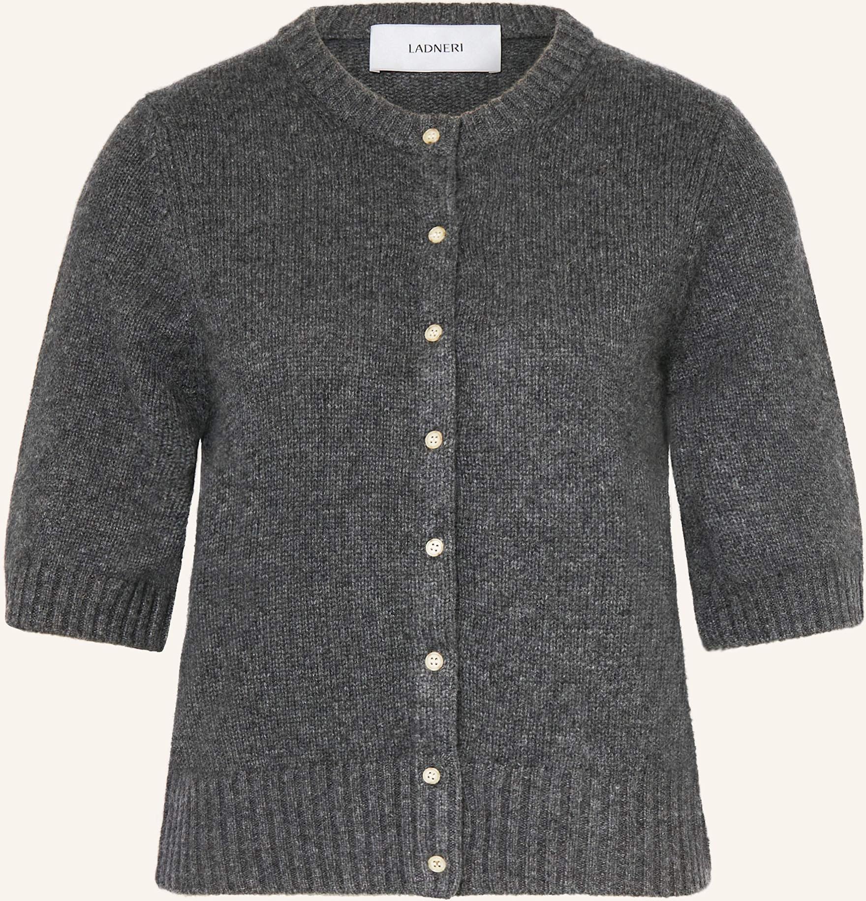 Ladneri Strickjacke Poupette Aus Cashmere grau