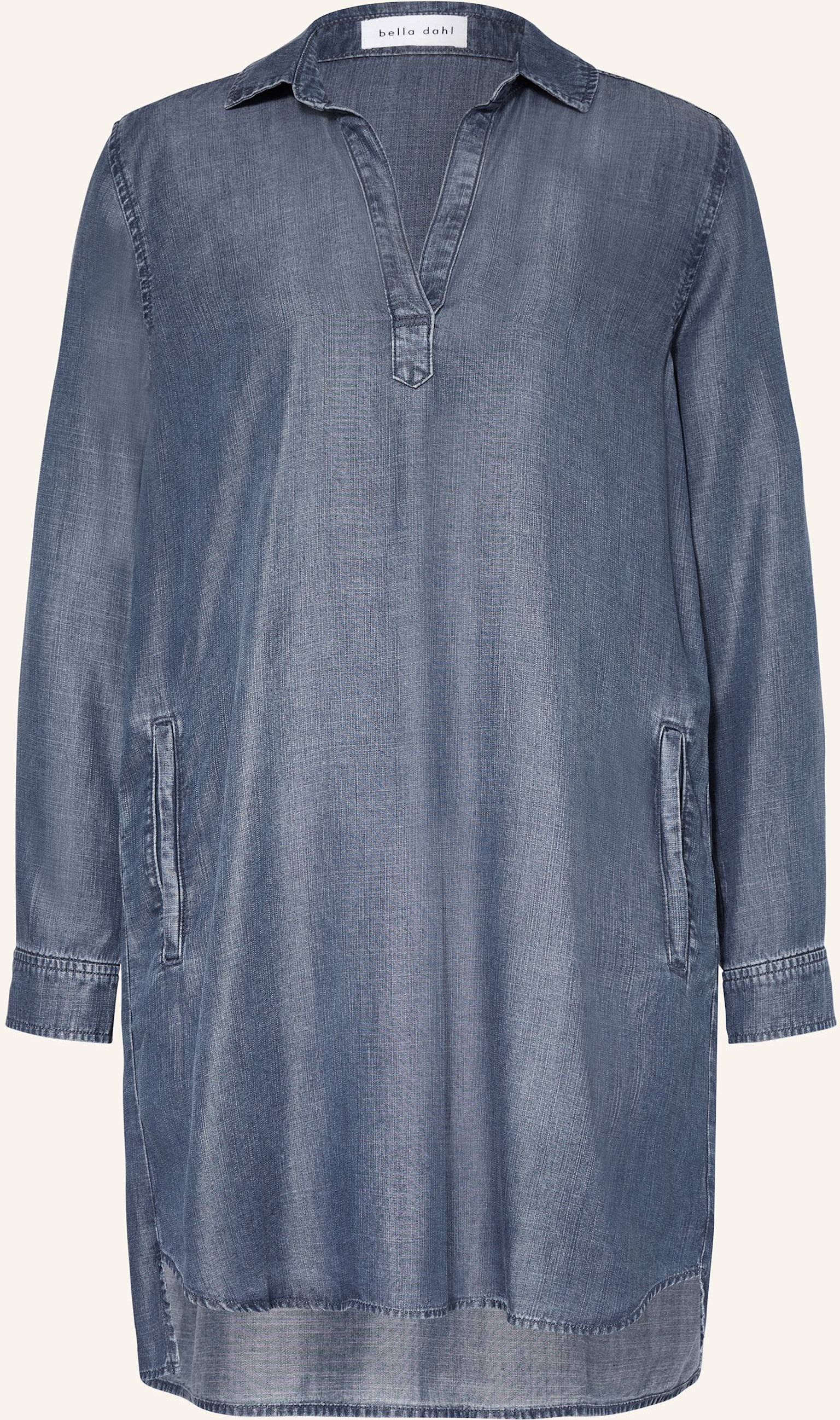 Bella Dahl Hemdblusenkleid In Jeansoptik blau