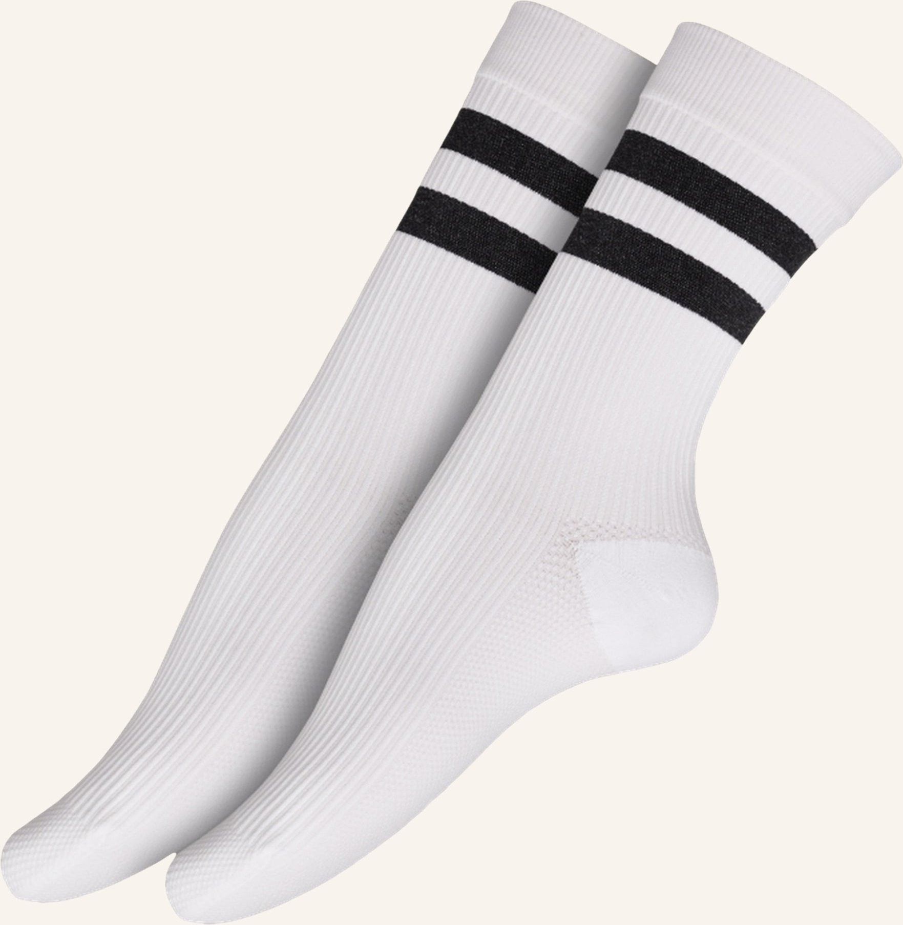 Item m6 2er-Pack Socken Sneaker Cotton Conscious Ribbed Mit Kompression weiss