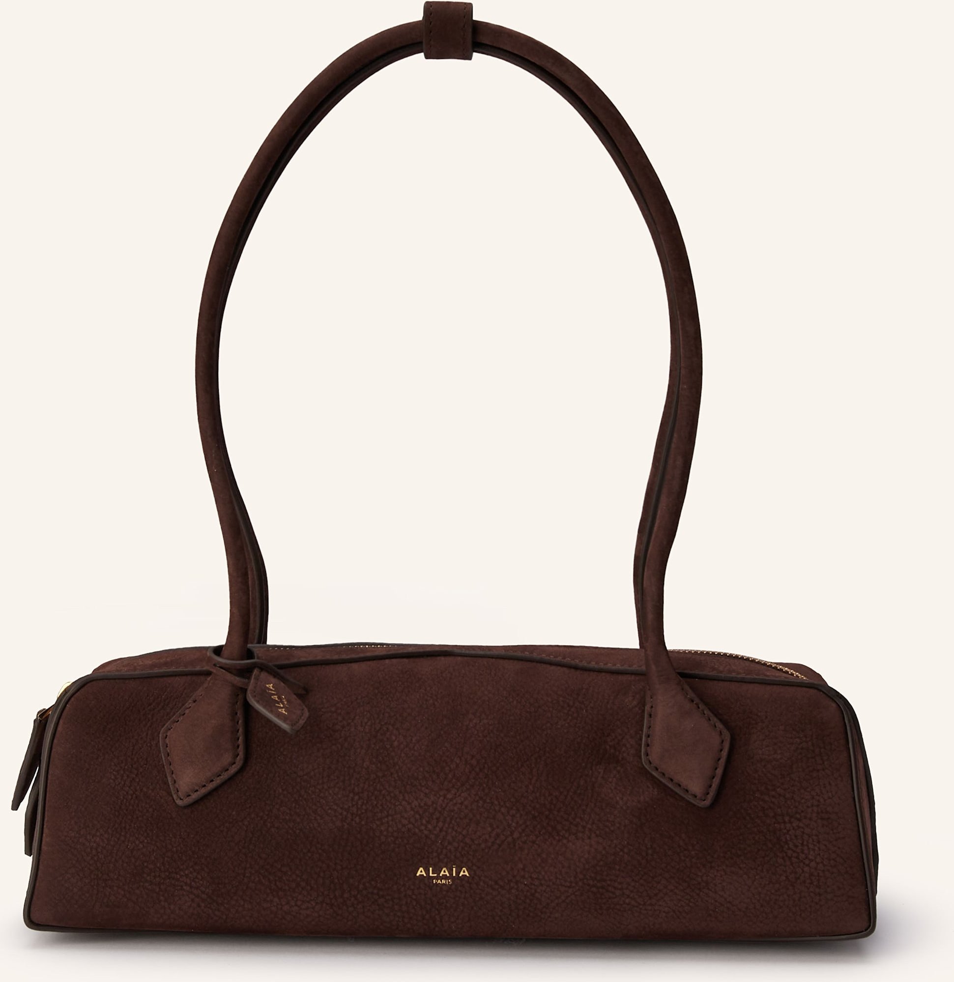 Alaïa Schultertasche Le Teckel Medium braun