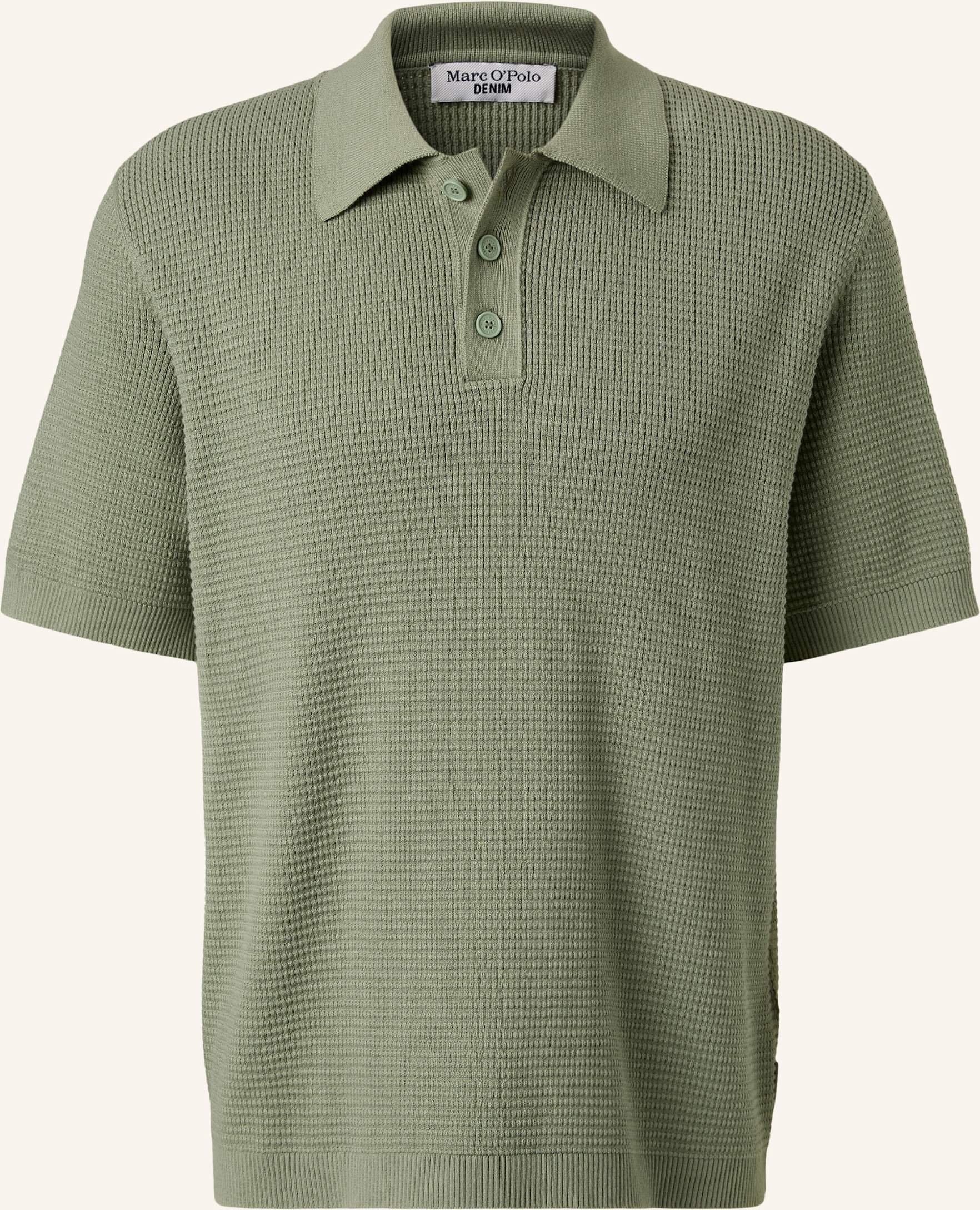 Marc O'polo Denim Strick Poloshirt grau