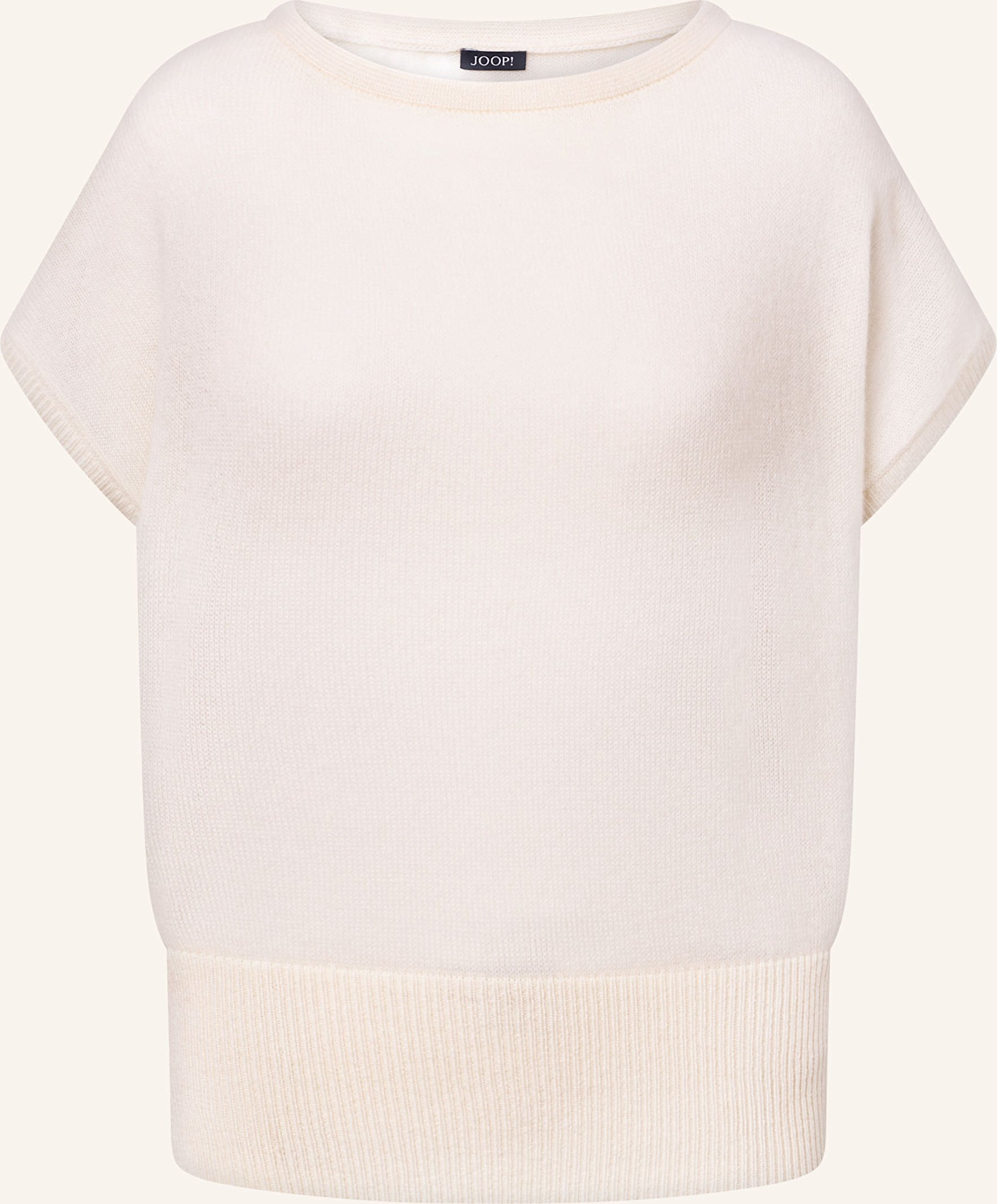 Joop! Strickshirt Kaira Aus Cashmere weiss