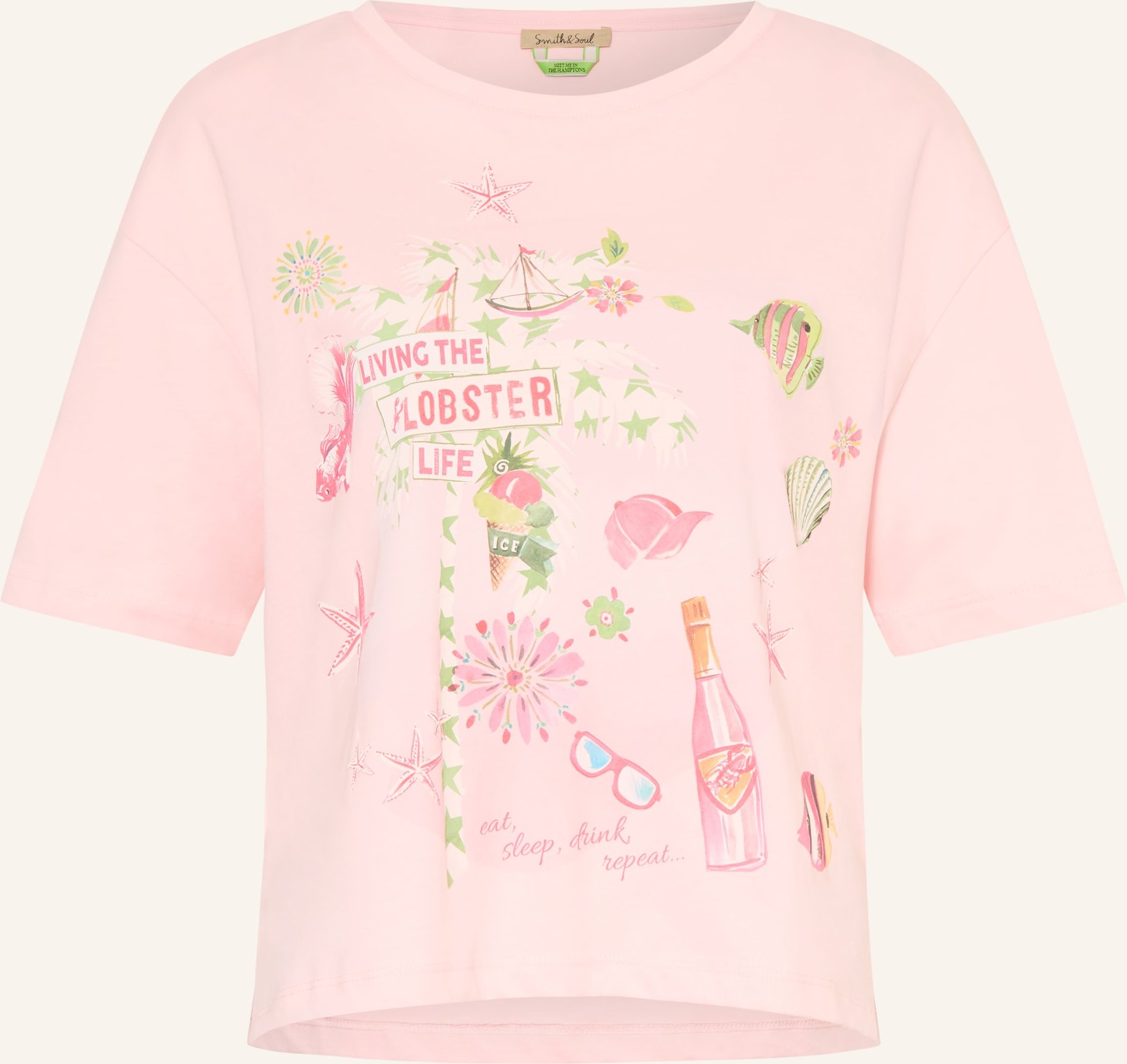 Smith & Soul T-Shirt rosa
