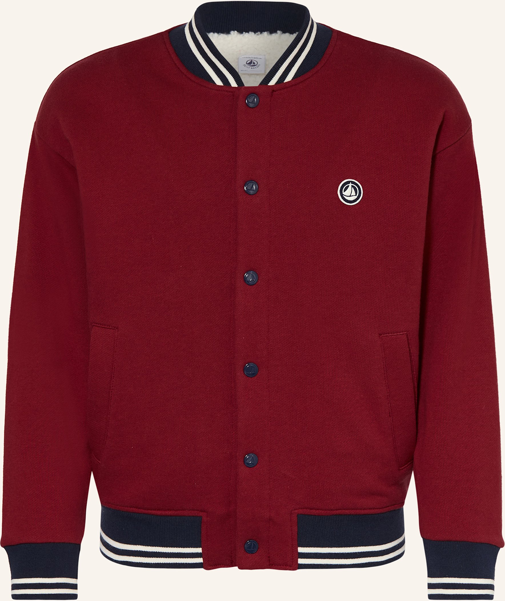 Thumbnail - Petit Bateau Sweatjacke rot