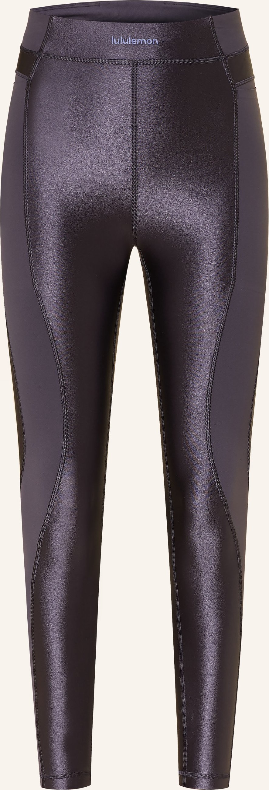 Lululemon Lauf-Tights Satin Shine 25in lila
