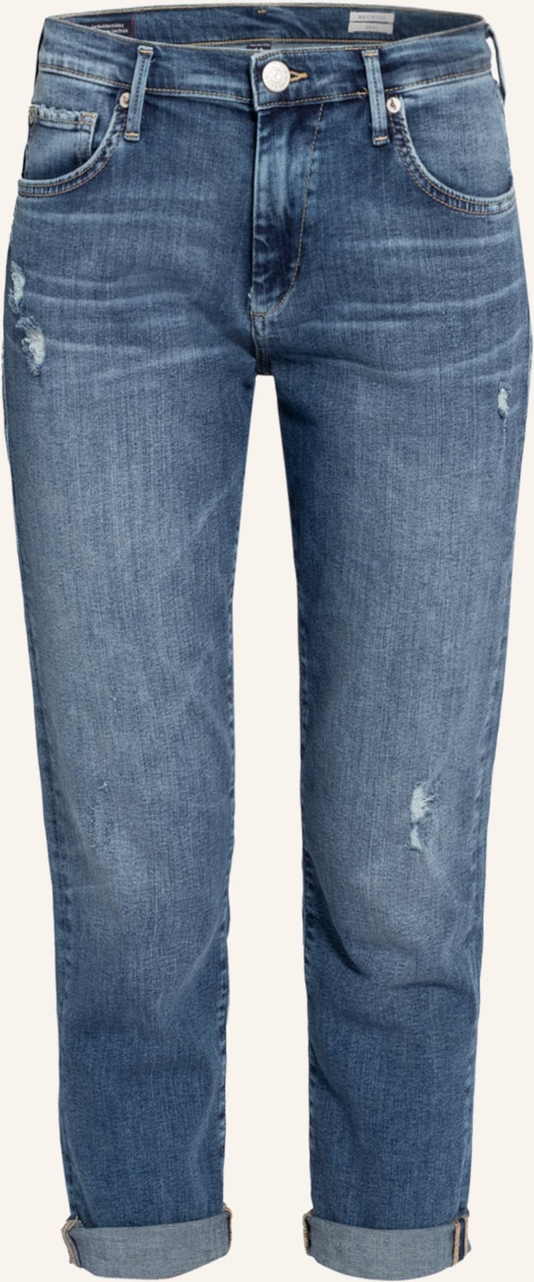 True Religion Boyfriend-Jeans blau