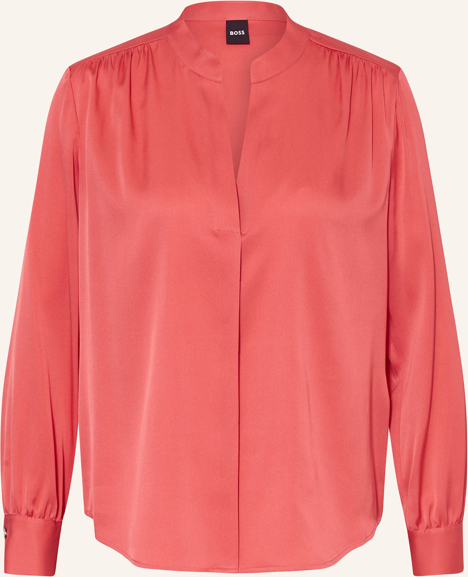 Boss Bluse Banora Aus Seide pink