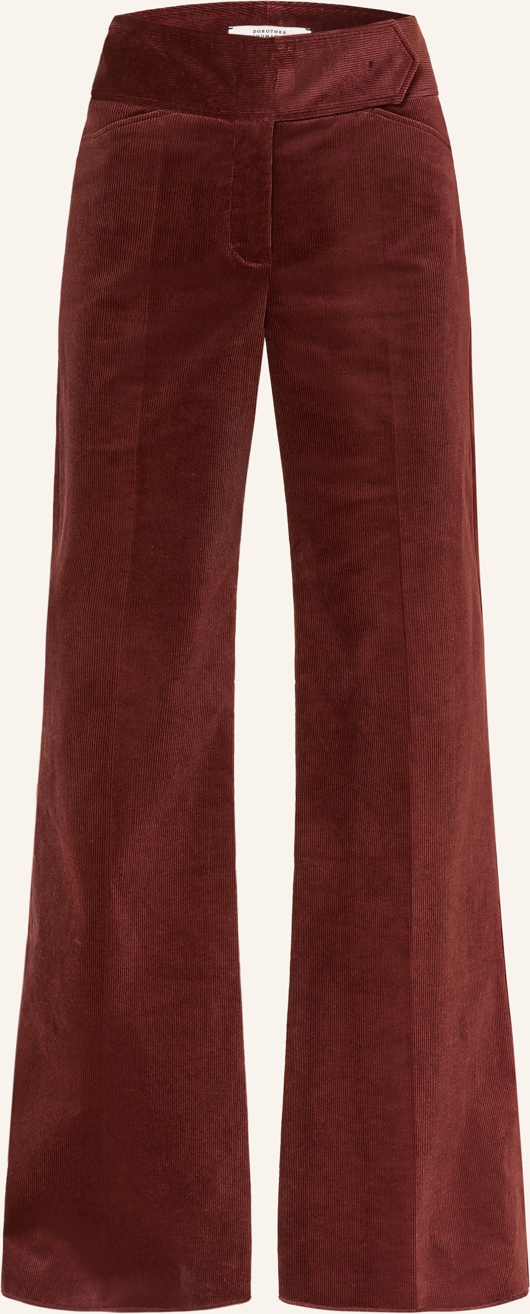 Dorothee Schumacher Cordhose Twisted Structure braun