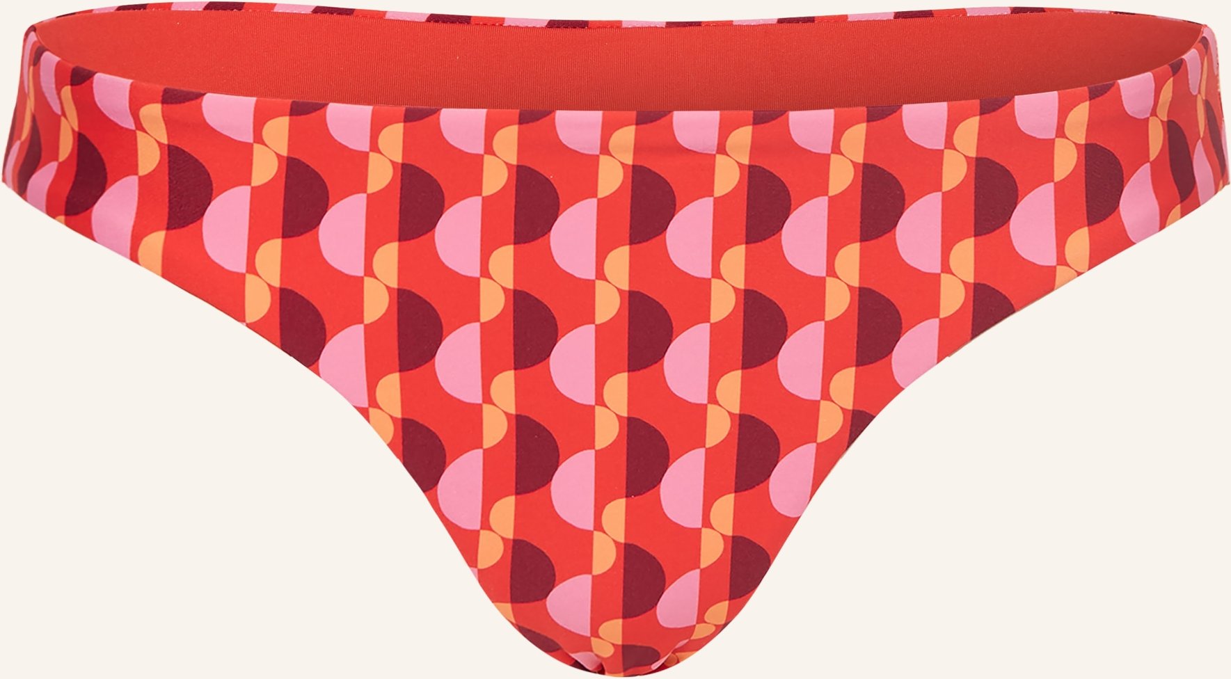 Thumbnail - Seafolly Basic-Bikini-Hose Sorrento Zum Wenden rot