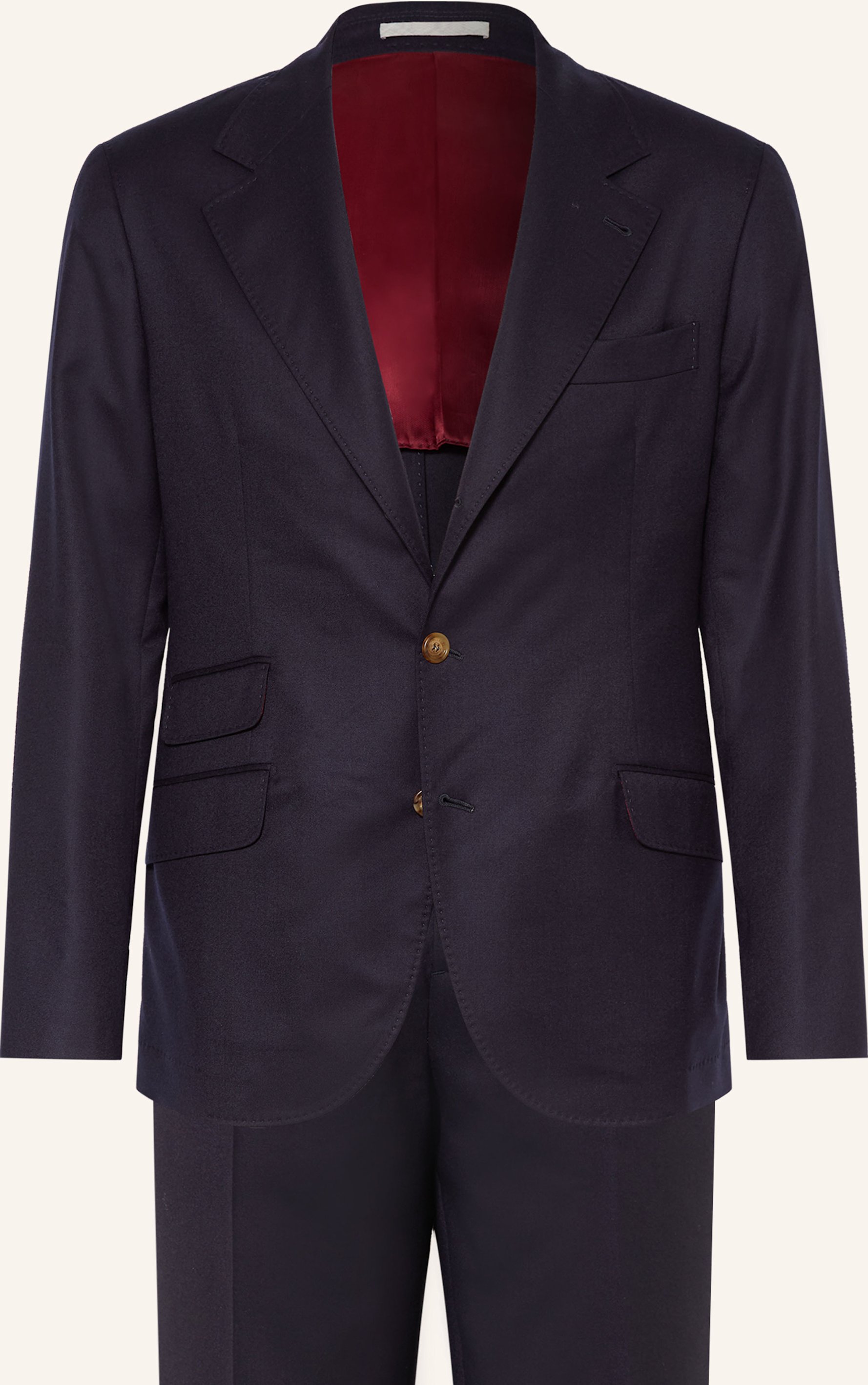 Thumbnail - Brunello Cucinelli Anzug Slim Fit blau