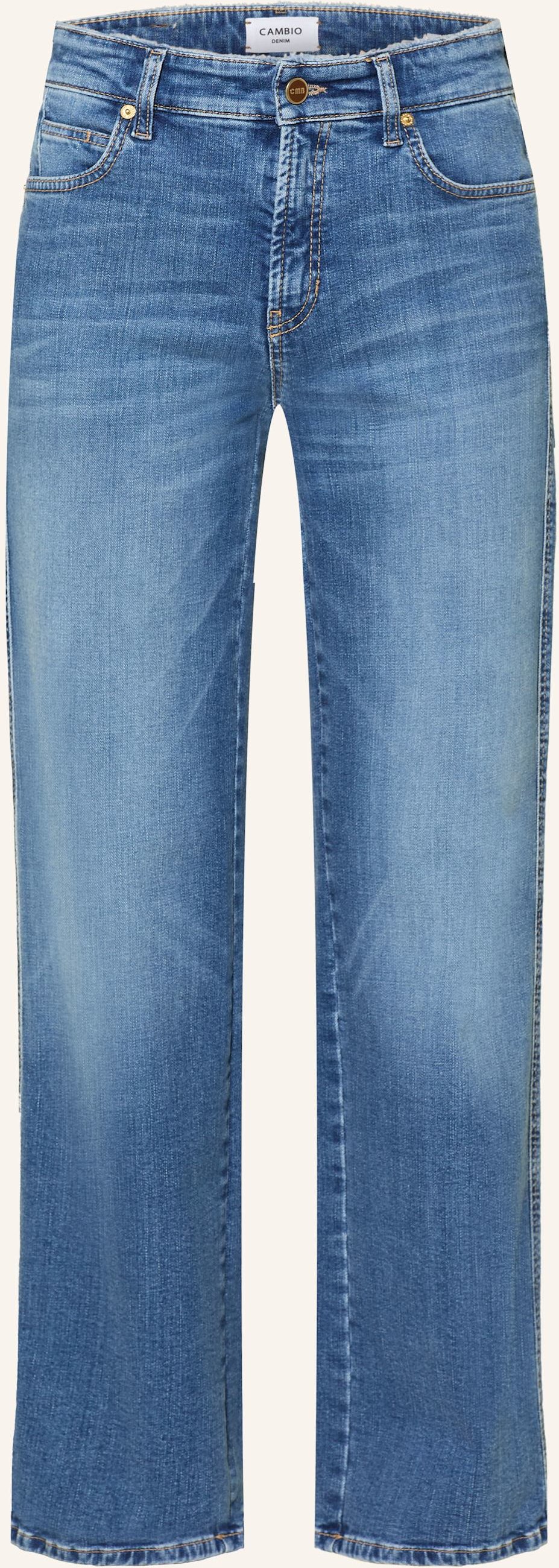 Cambio Wide Leg Jeans Aimee blau