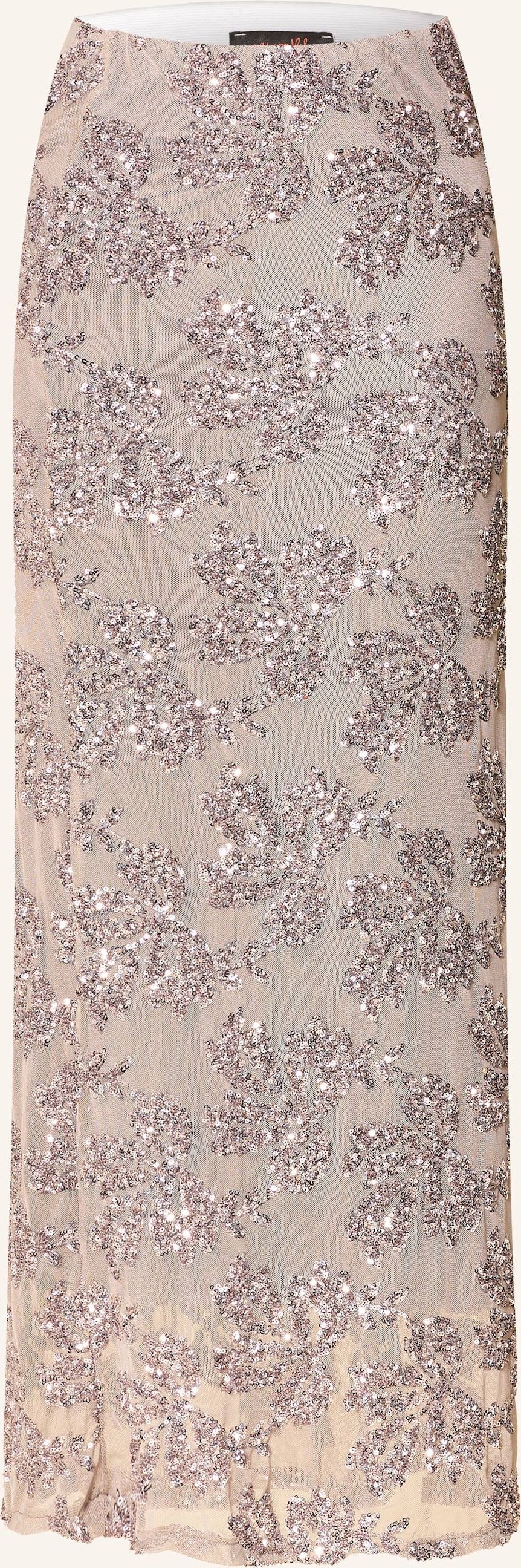 Miss Goodlife Rock Mit Pailletten grau