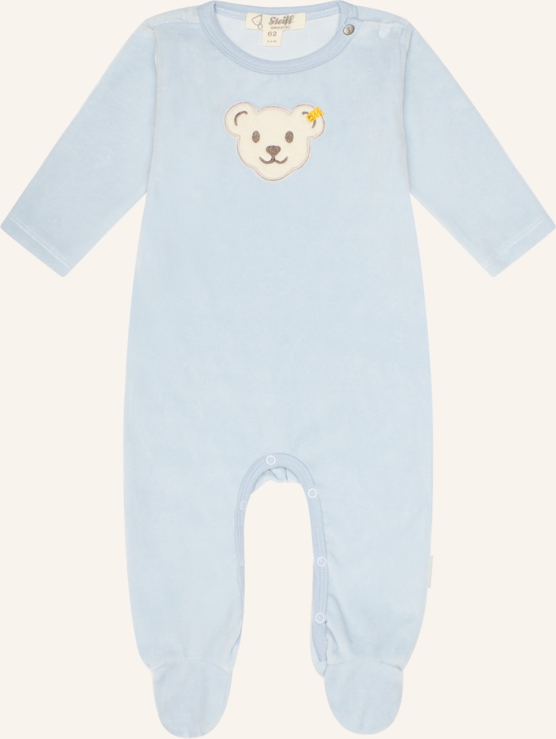 Steiff Strampler Wellness blau