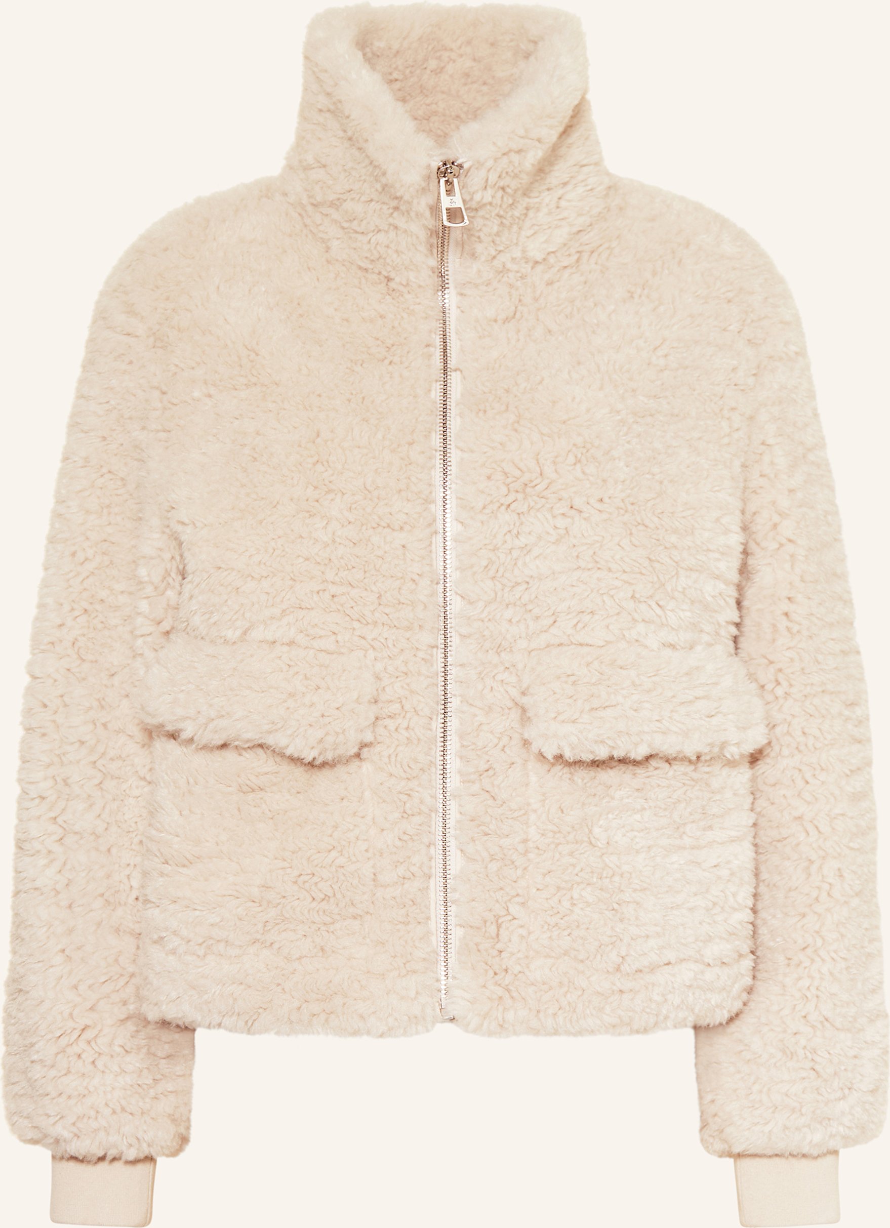 Thumbnail - Marc O'polo Teddyfell-Jacke grau