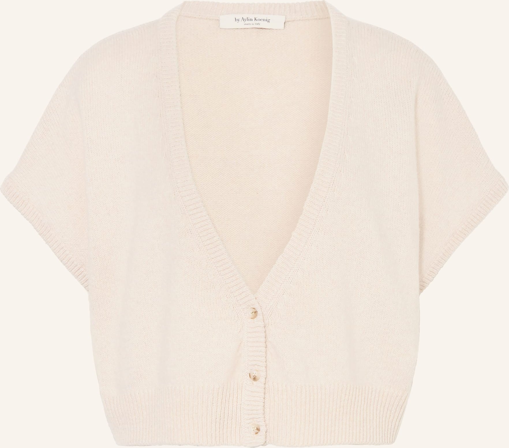 By Aylin Koenig Strickjacke Malia Aus Cashmere beige