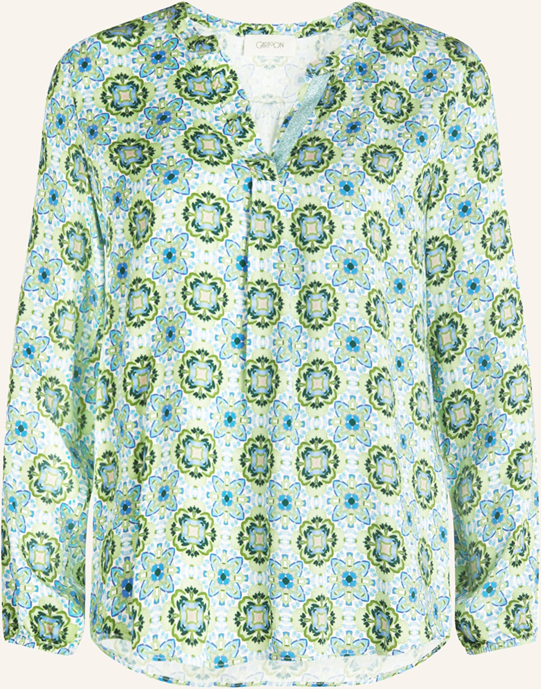 Cartoon Blusenshirt gruen