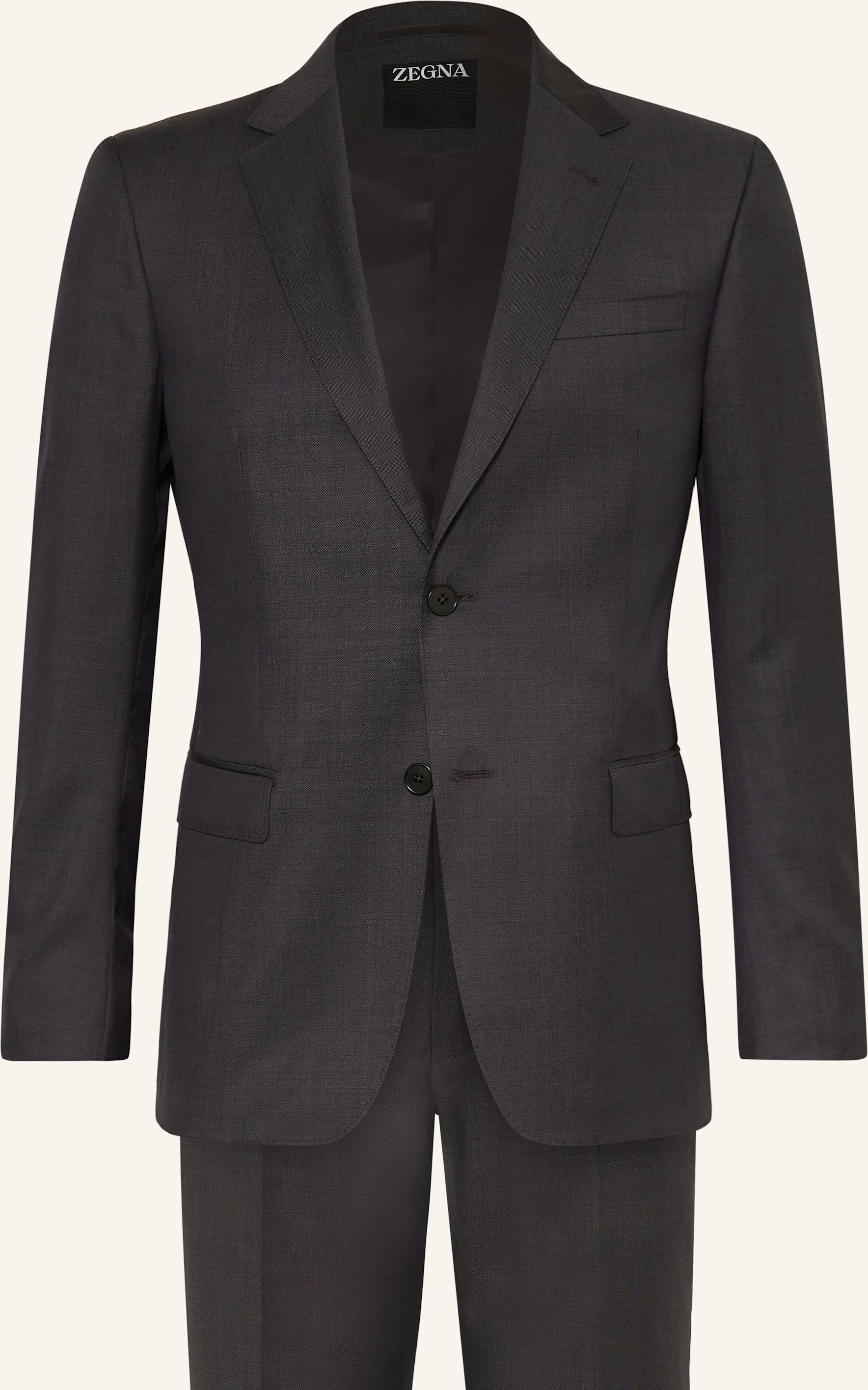 Zegna Anzug Extra Slim Fit grau