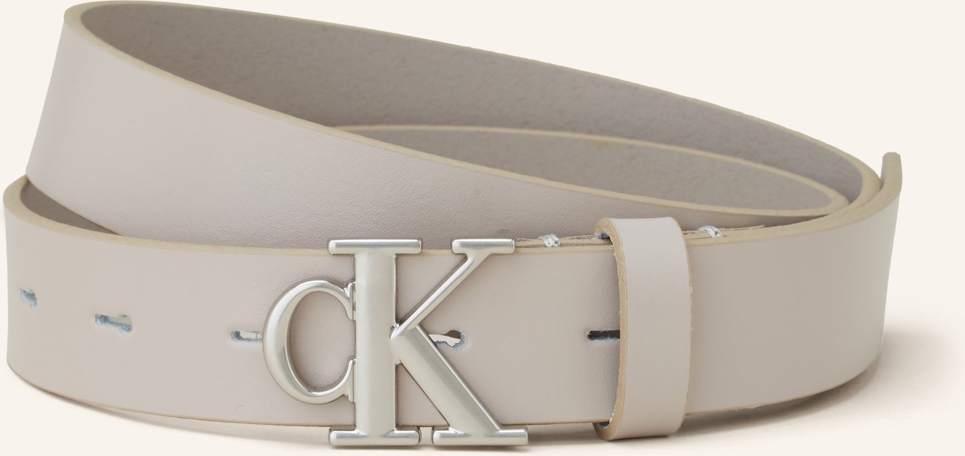 Thumbnail - Calvin Klein Ledergürtel beige