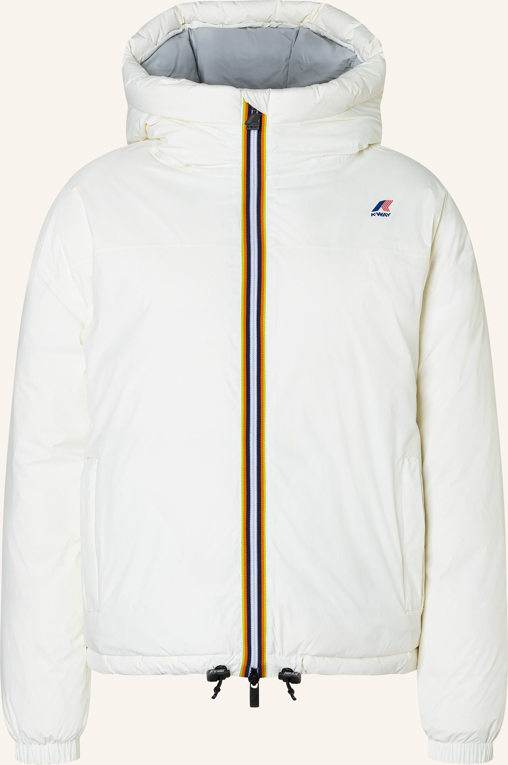 Thumbnail - K-Way Winterjacke Le Vrai 4.0 Albine Heavy Warm weiss